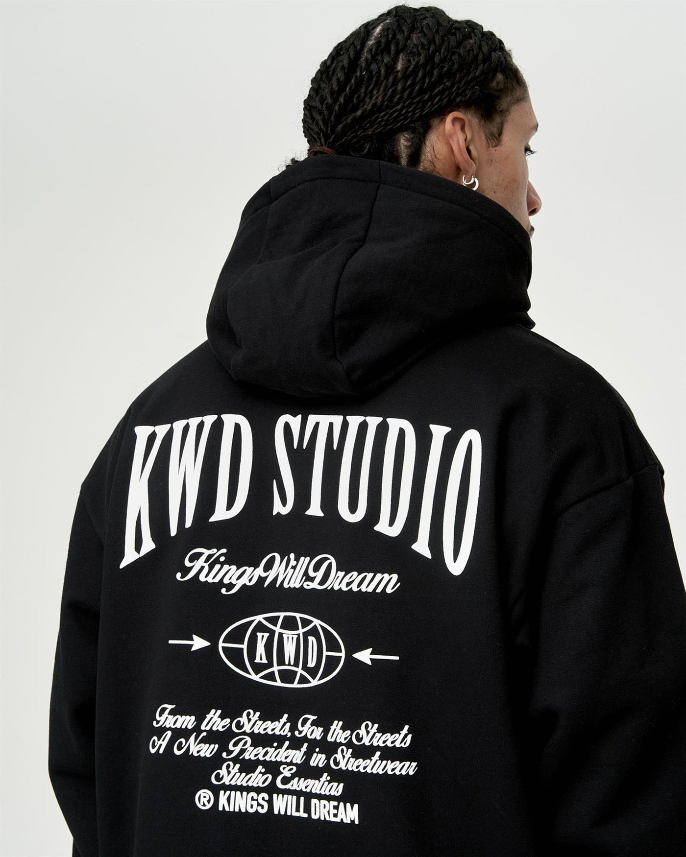 Mens Studio Studios Hoodie Black