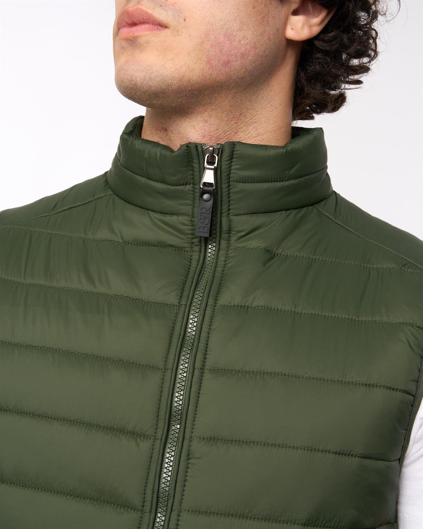 Mens Earlam Gilet Olive
