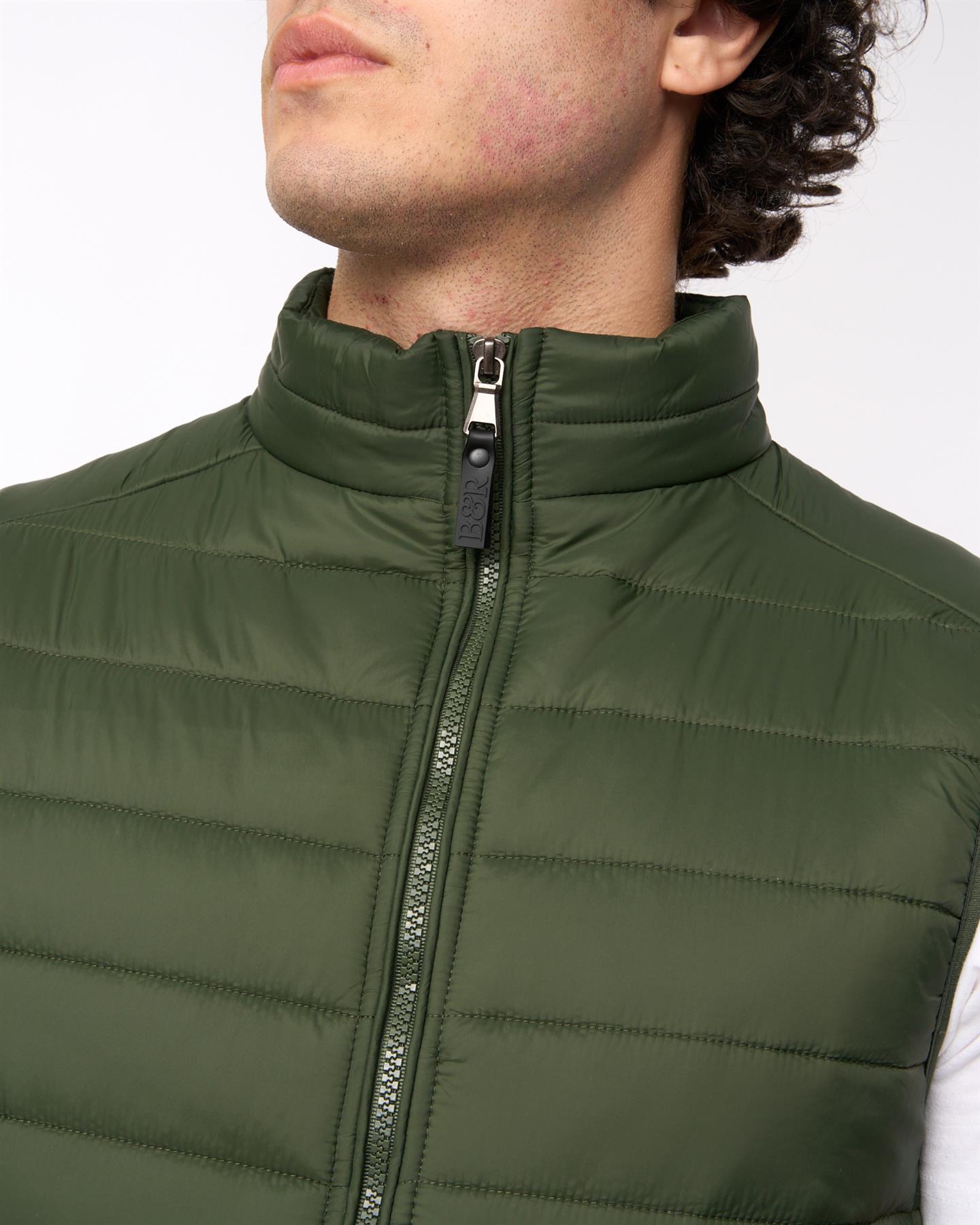 Mens Earlam Gilet Olive