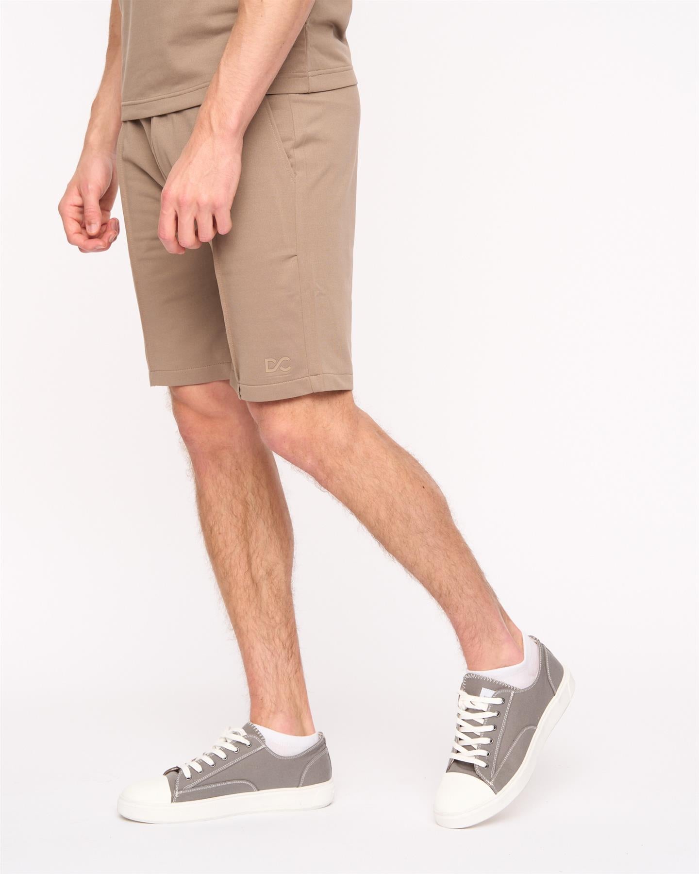 Mens Medford Polo & Shorts Set Taupe