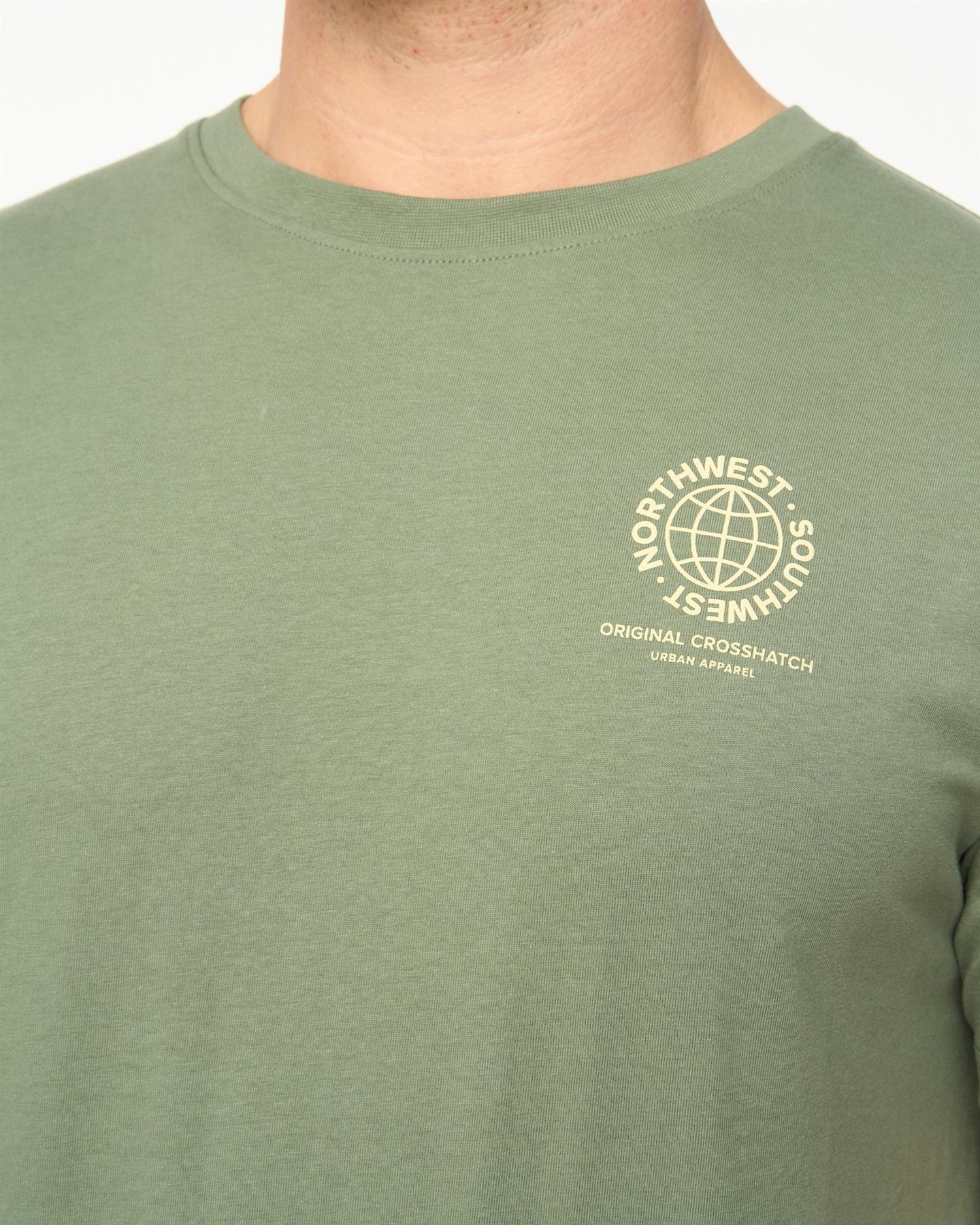 Mens Chittingtons T-Shirt Olive