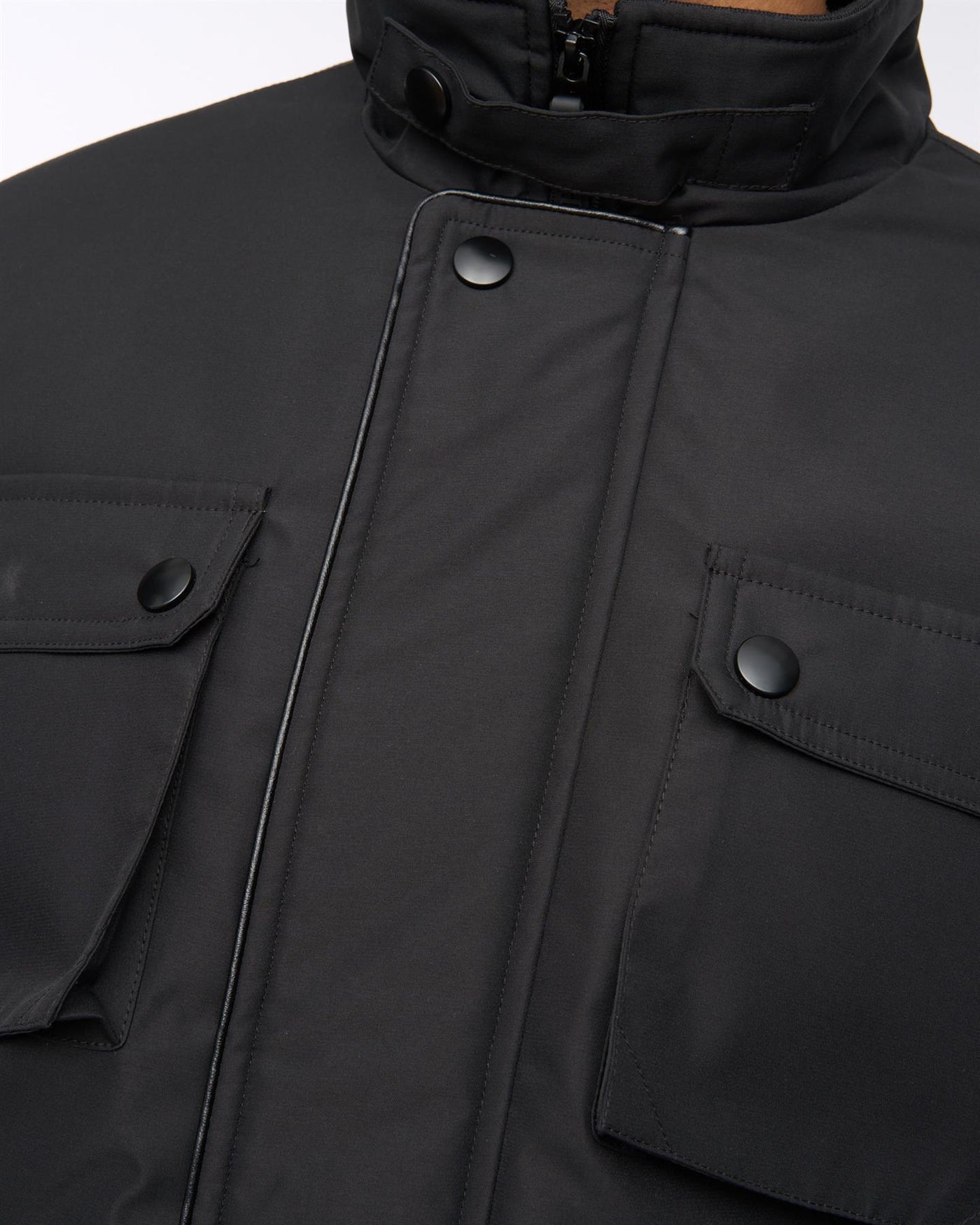 Mens  Andarsen Funnel Neck Jacket Black
