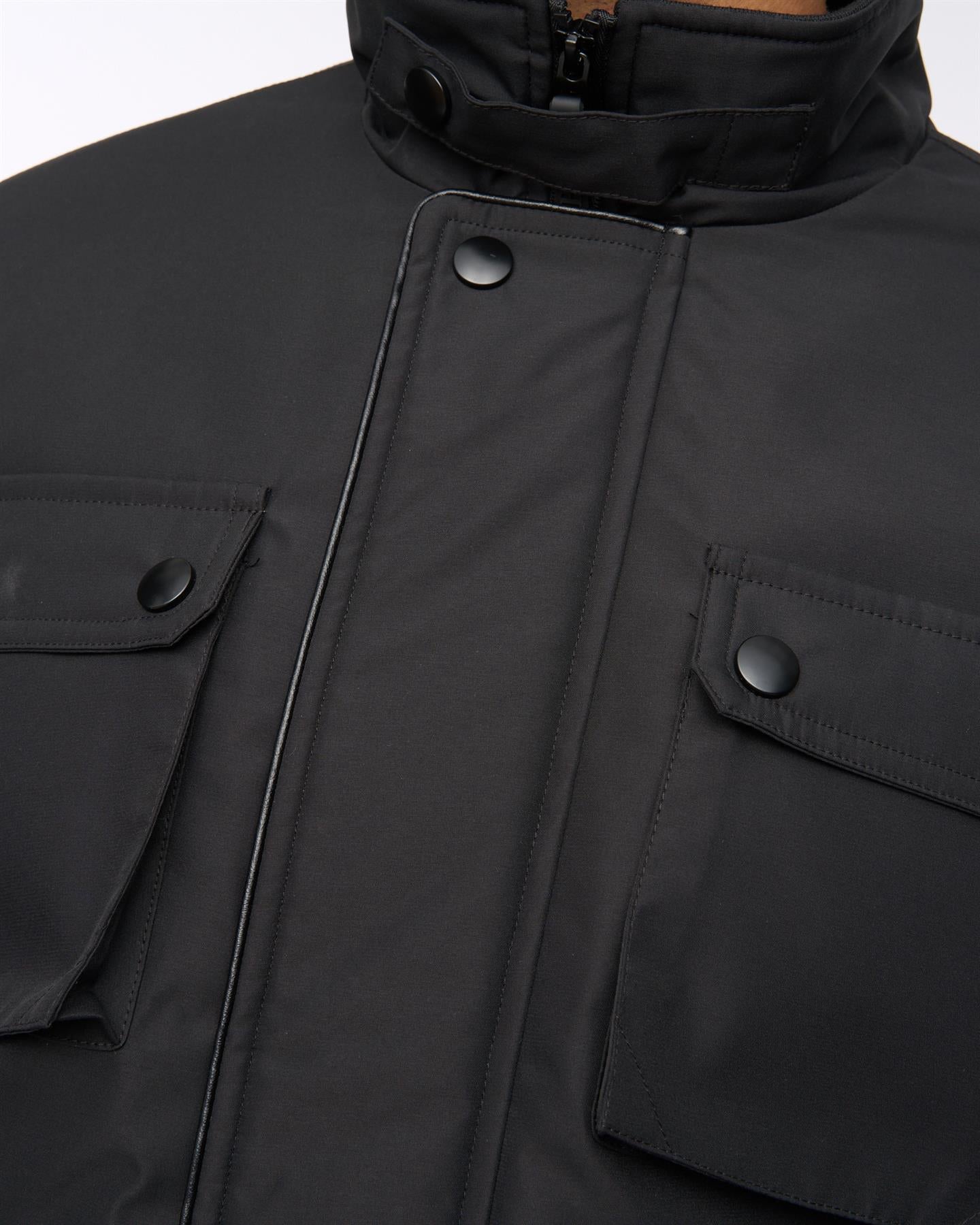 Mens  Andarsen Funnel Neck Jacket Black