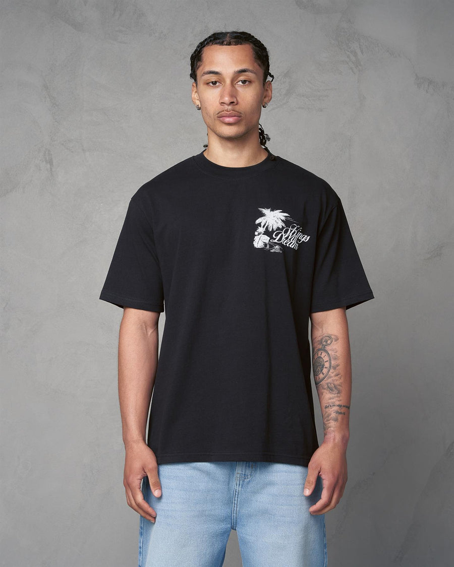 Mens Studio Hotel Tropicana T-Shirt Black