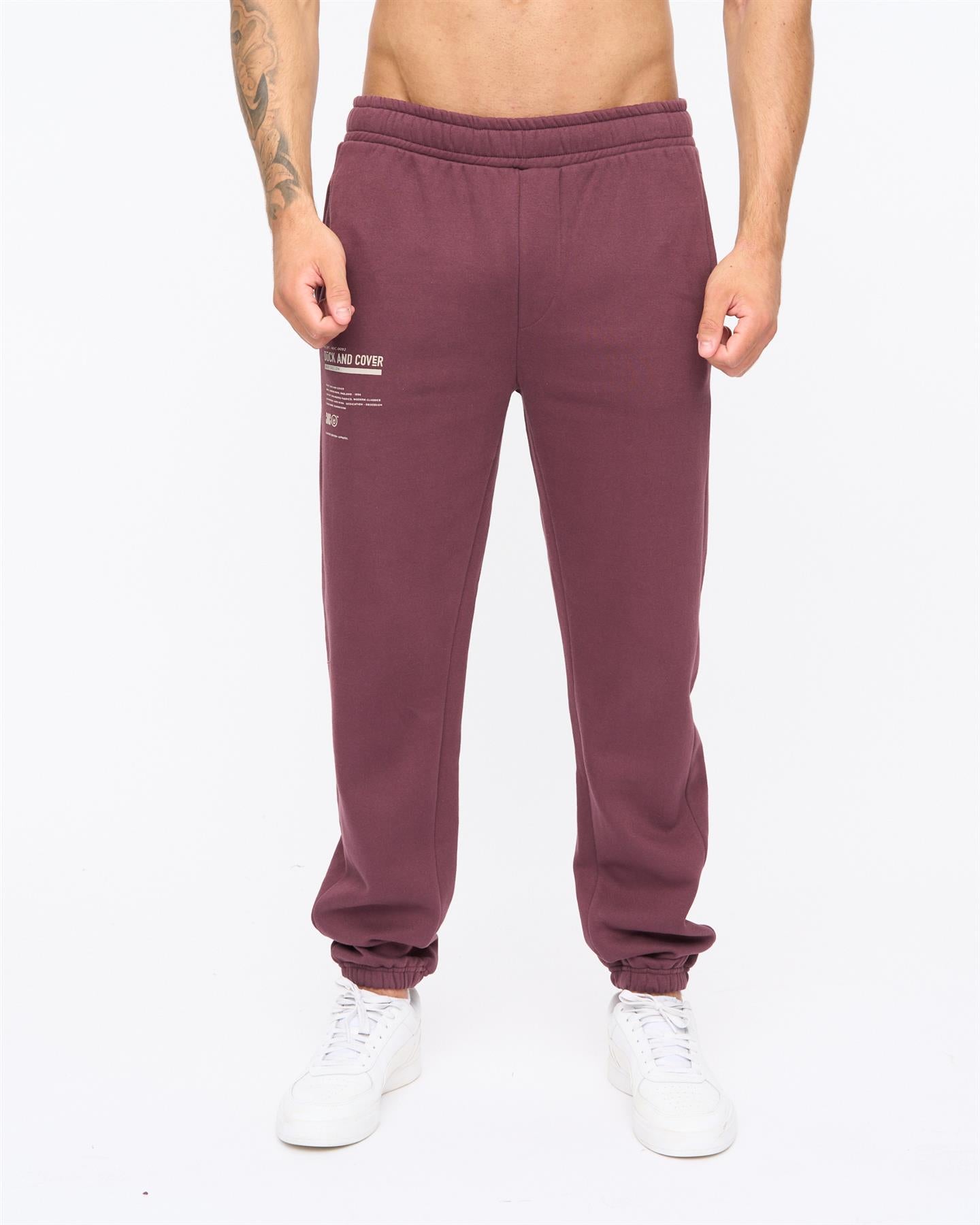 Mens Applewold Joggers Raisin