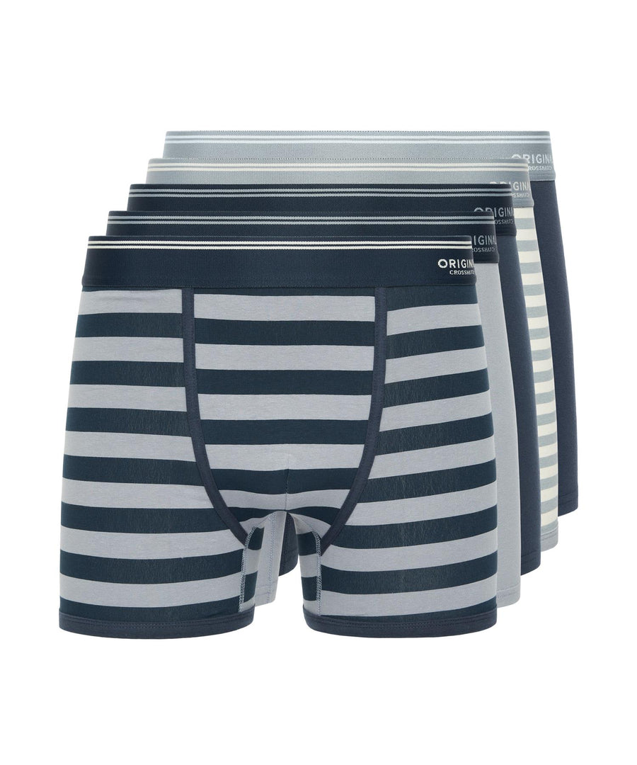 Mens Linatrix Boxers 5pk Blue