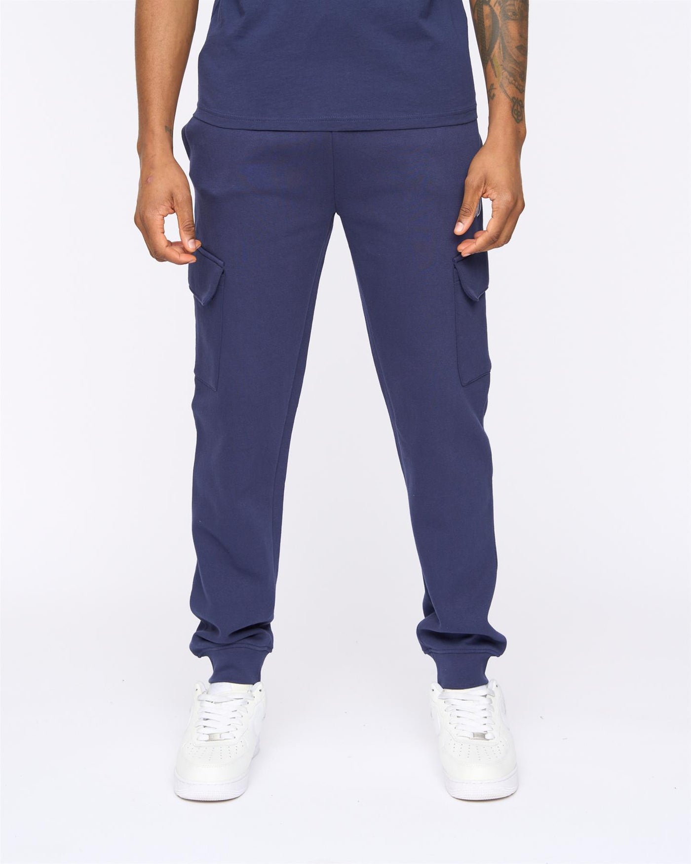 Mens Crosby Cargo Joggers Navy
