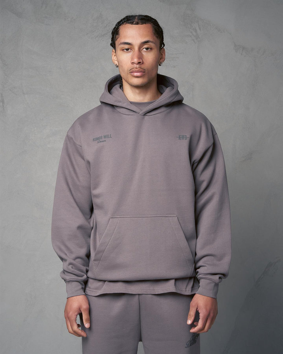 Mens Studio Garment District Hoodie Grey