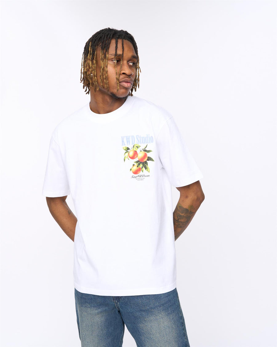 Mens Citrus Oversized T-Shirt White