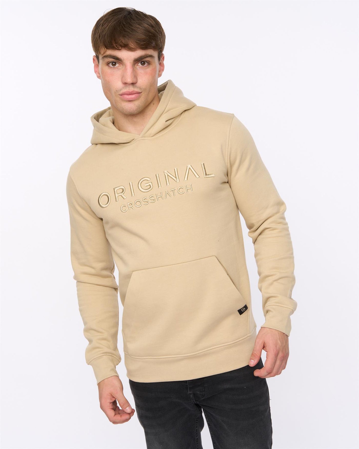 Mens Haromere Hoodie Stone