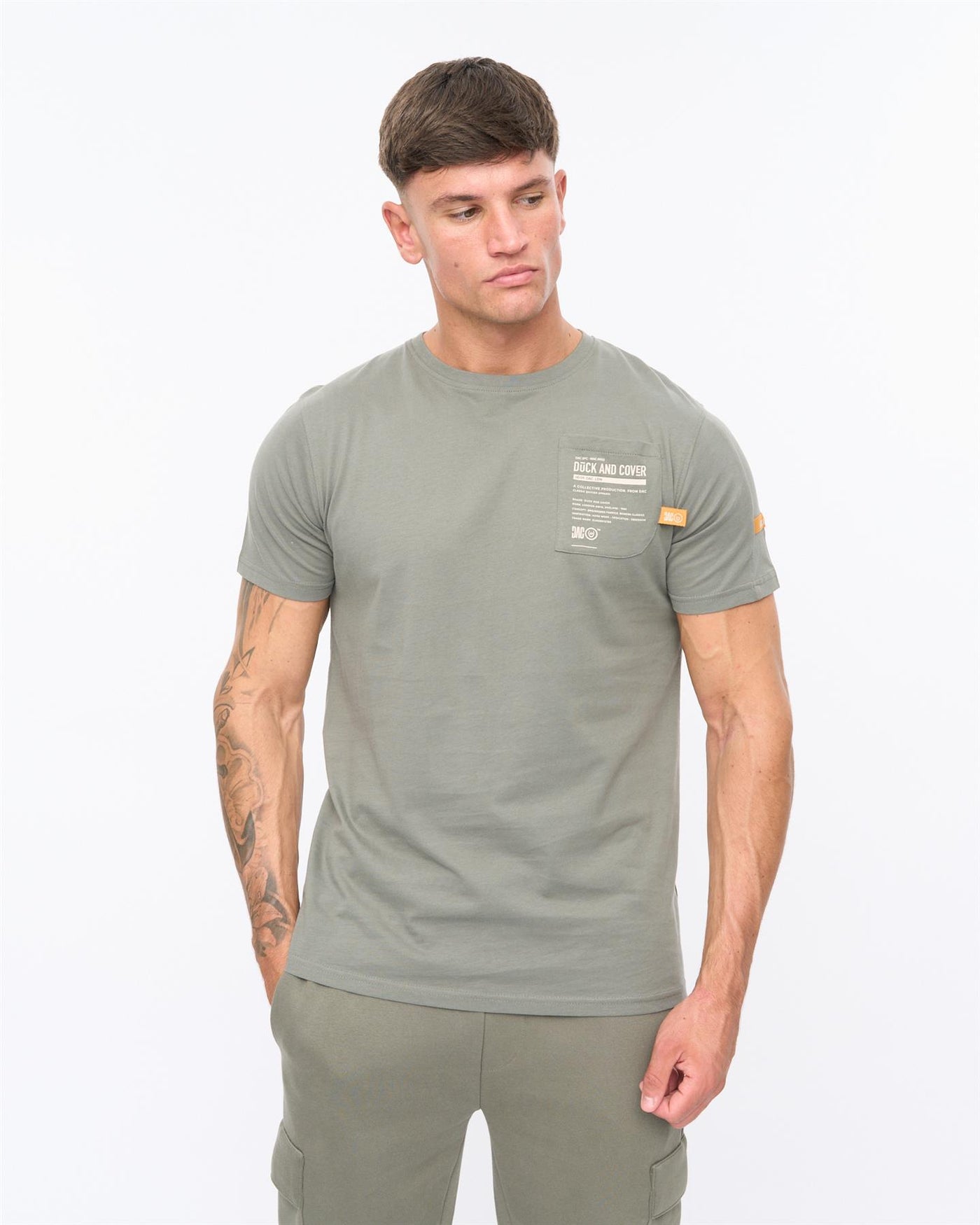 Mens Adamsberg T-Shirt Dark Olive