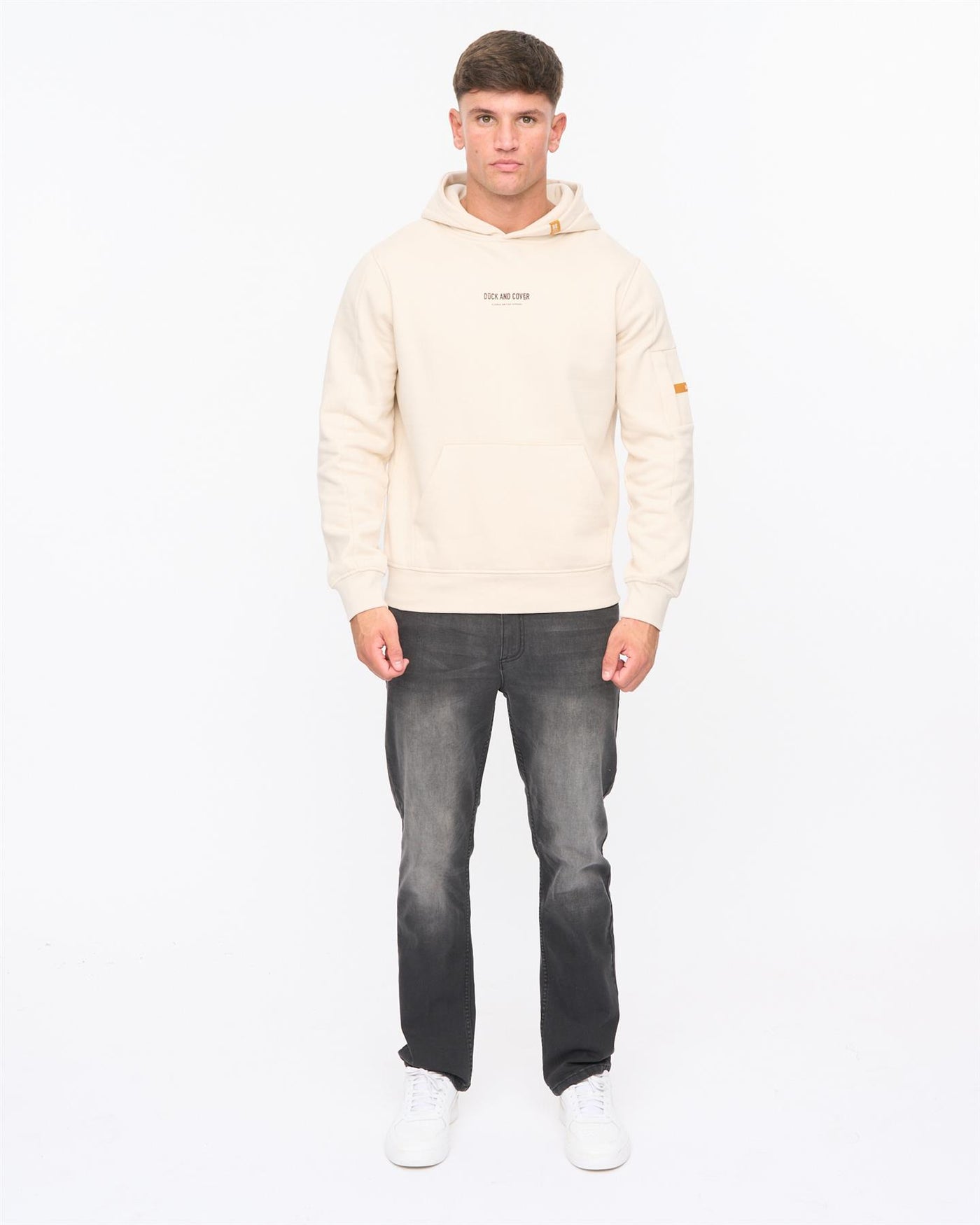 Mens Brammers V2 Hoodie Off White