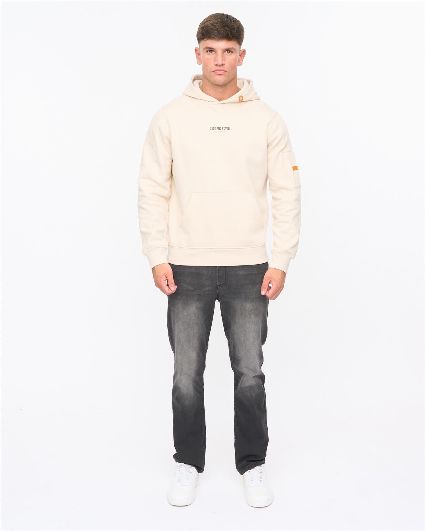 Mens Brammers V2 Hoodie Off White
