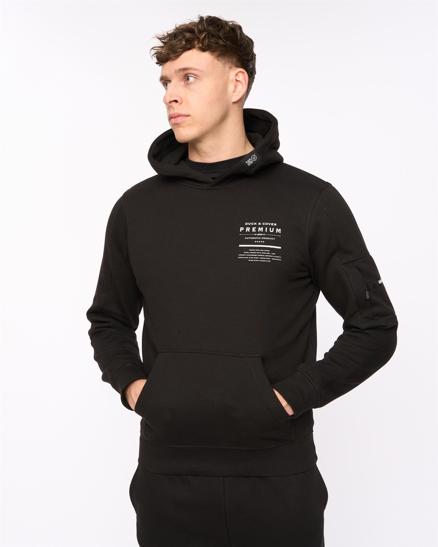 Mens Rayland Hoodie Black