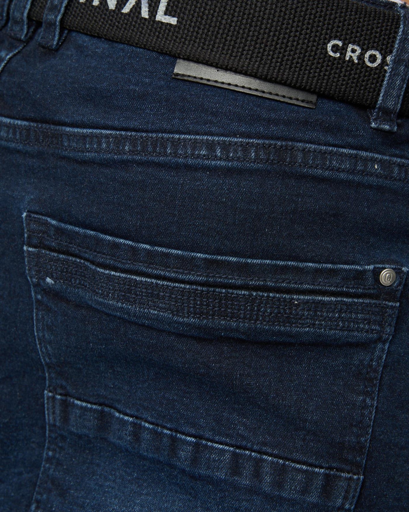 Mens Youlgreeve Belted Denim Shorts Dark Wash