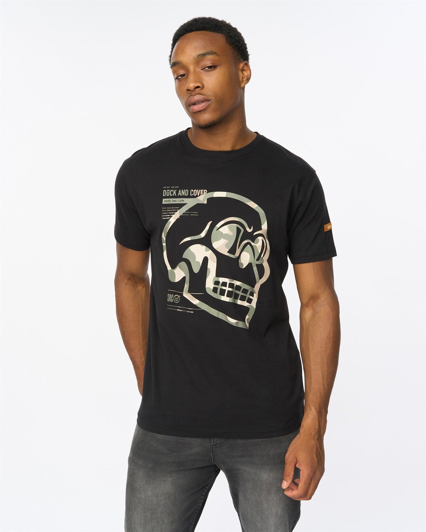 Mens Skullmatic T-Shirt Black