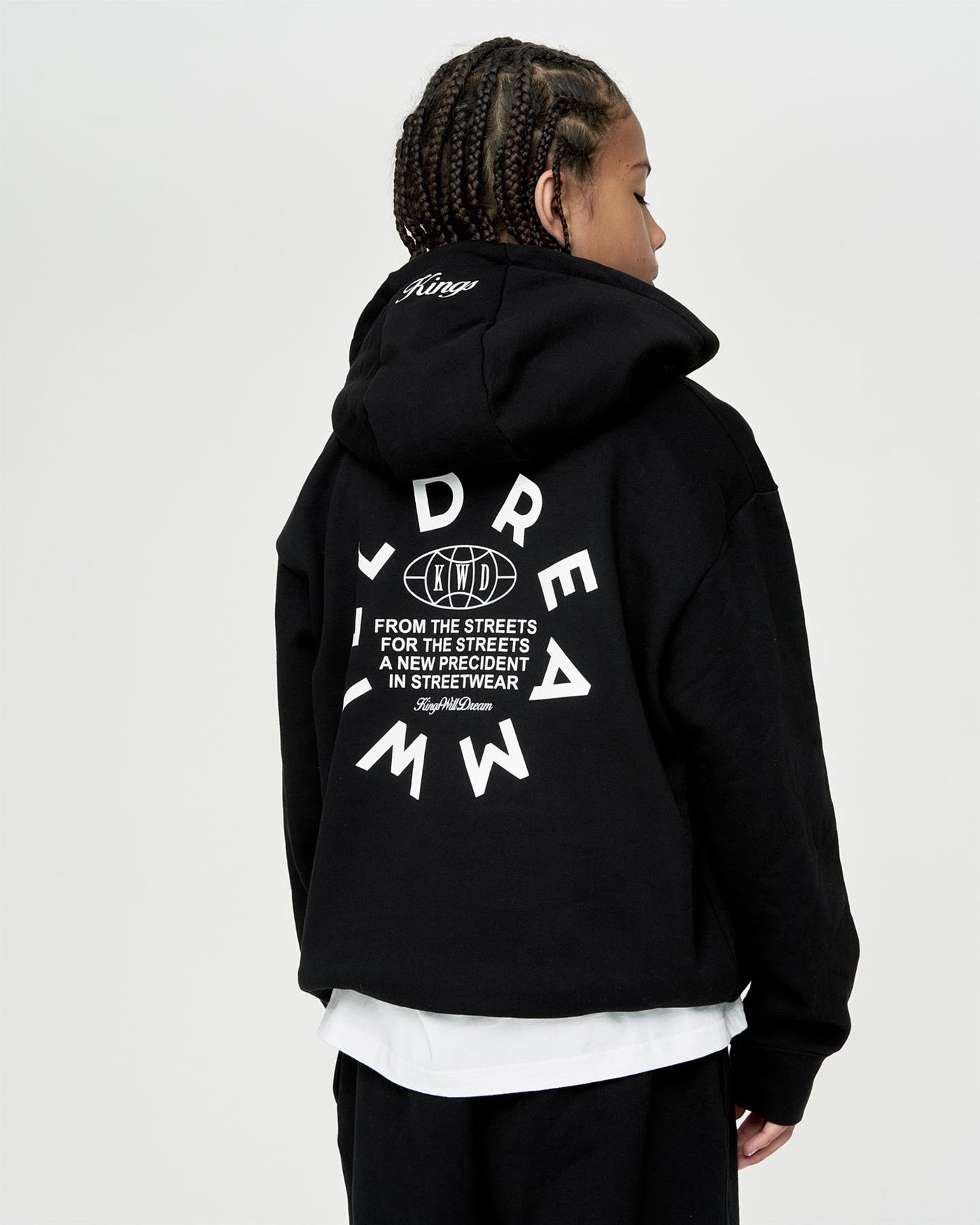 Kids Boys Studio Globalise Hoodie Black
