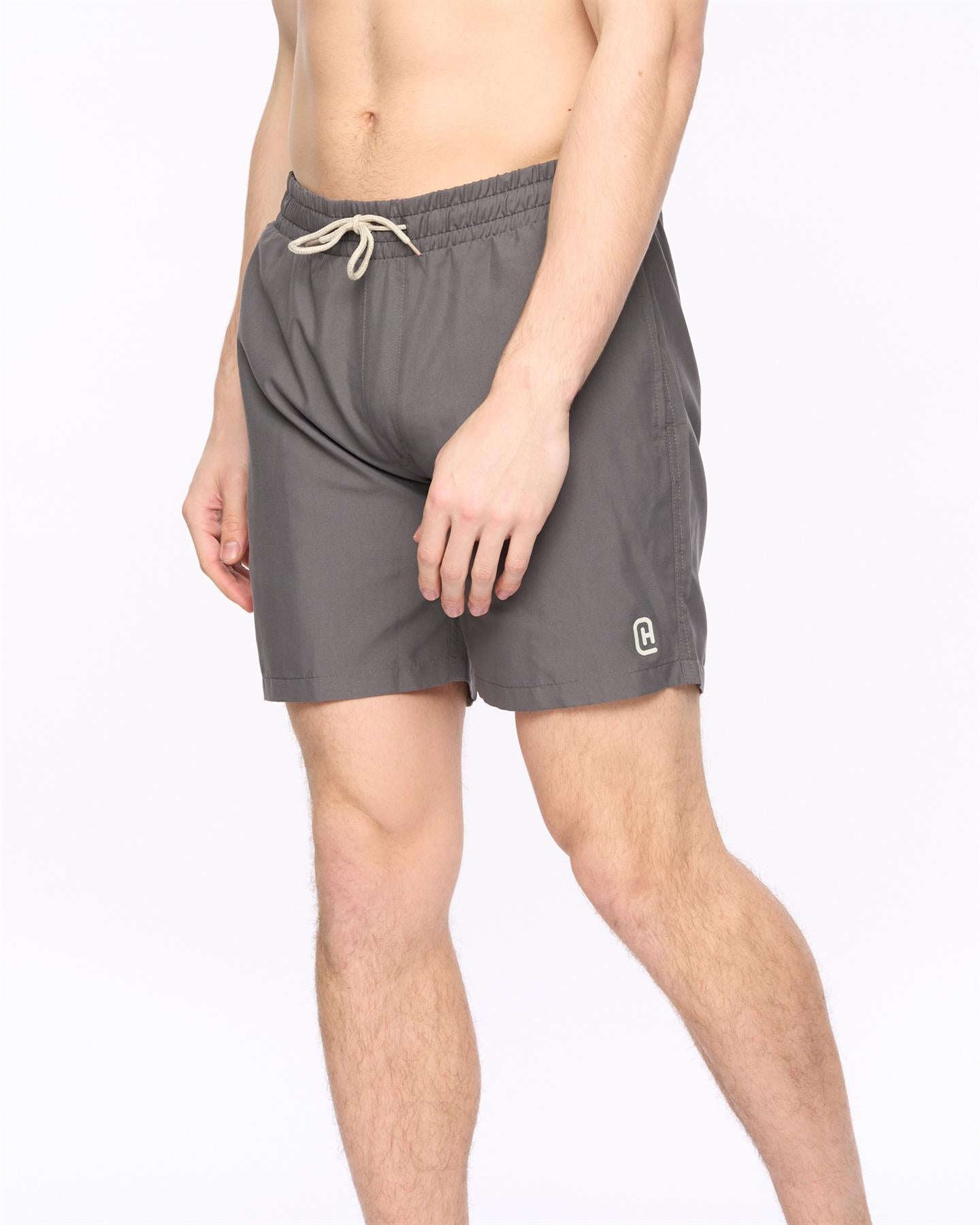 Mens Wabasso Swim Shorts Charcoal