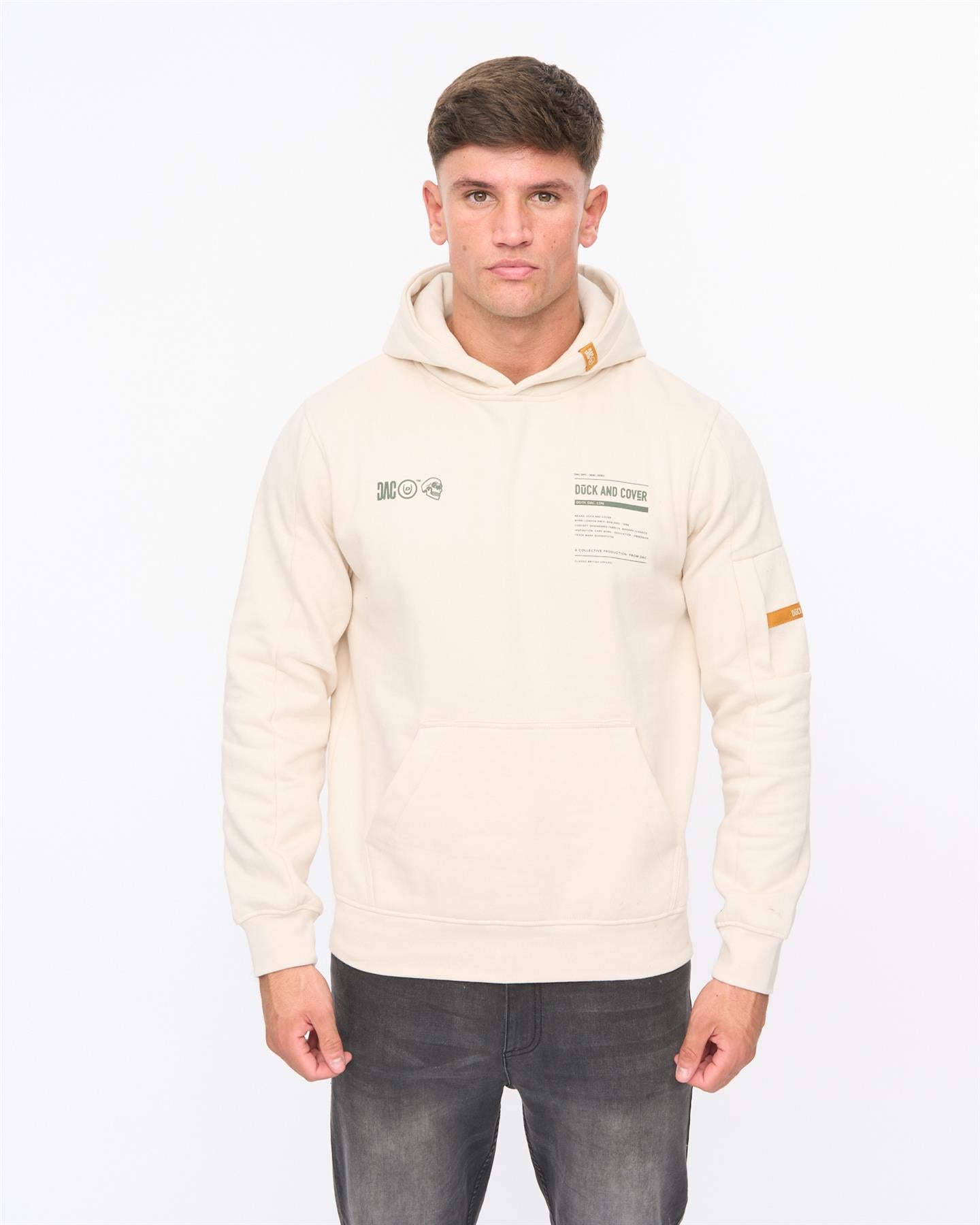 Mens Skullmatic Hoodie Off White