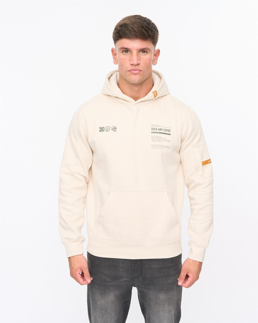 Mens Skullmatic Hoodie Off White
