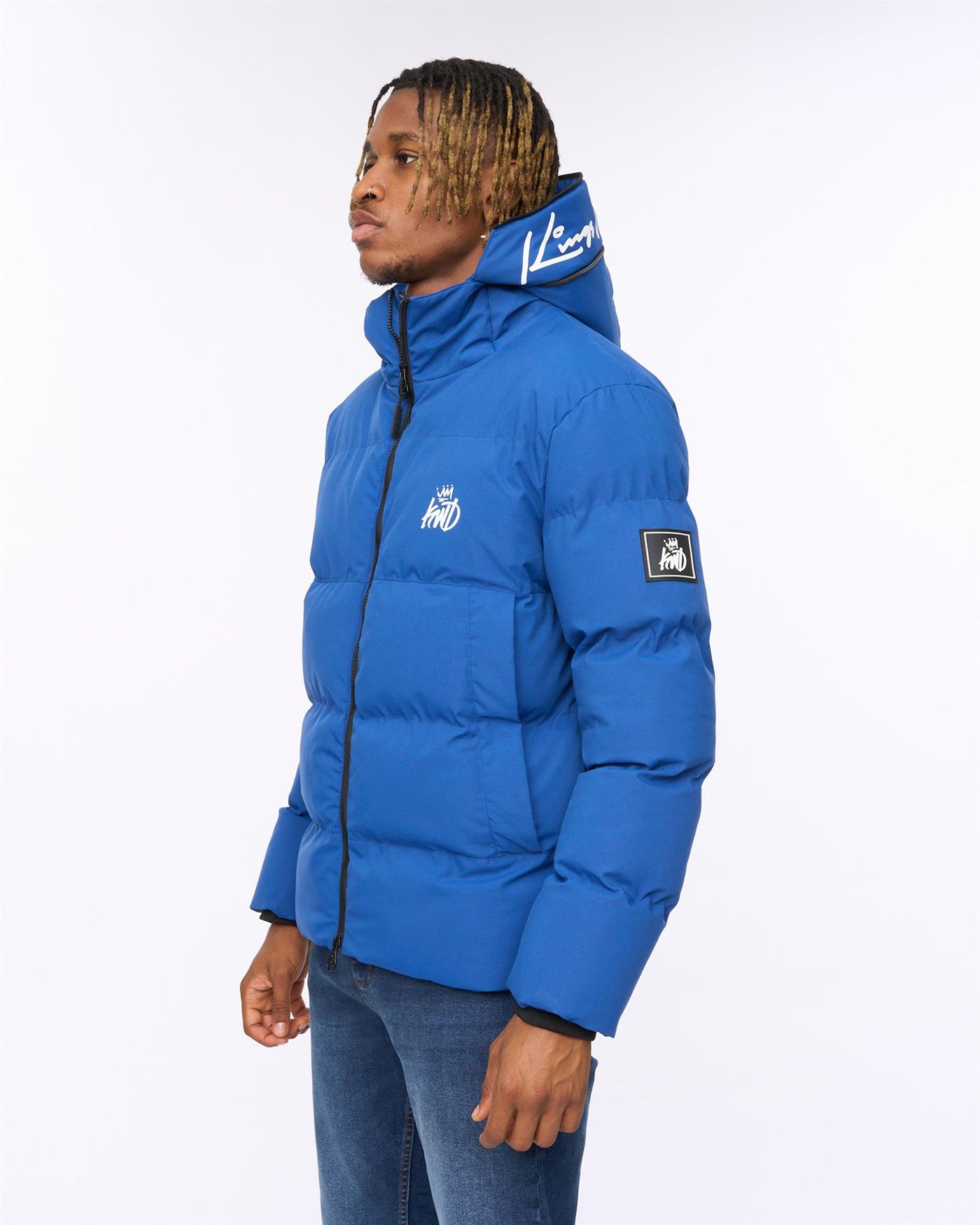Mens Nahjo Puffer Jacket Blue