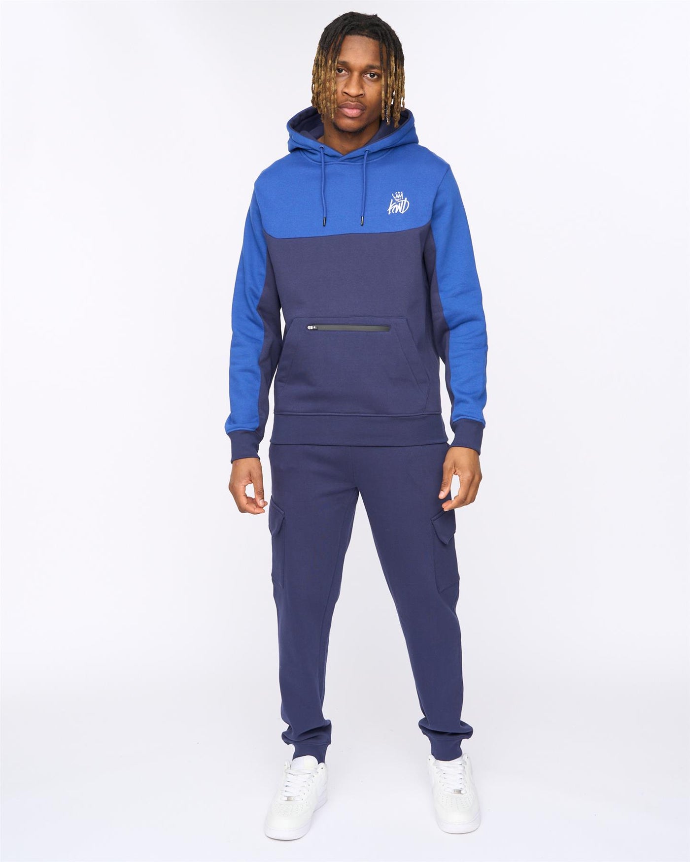 Mens Techy Hoodie Navy/Blue