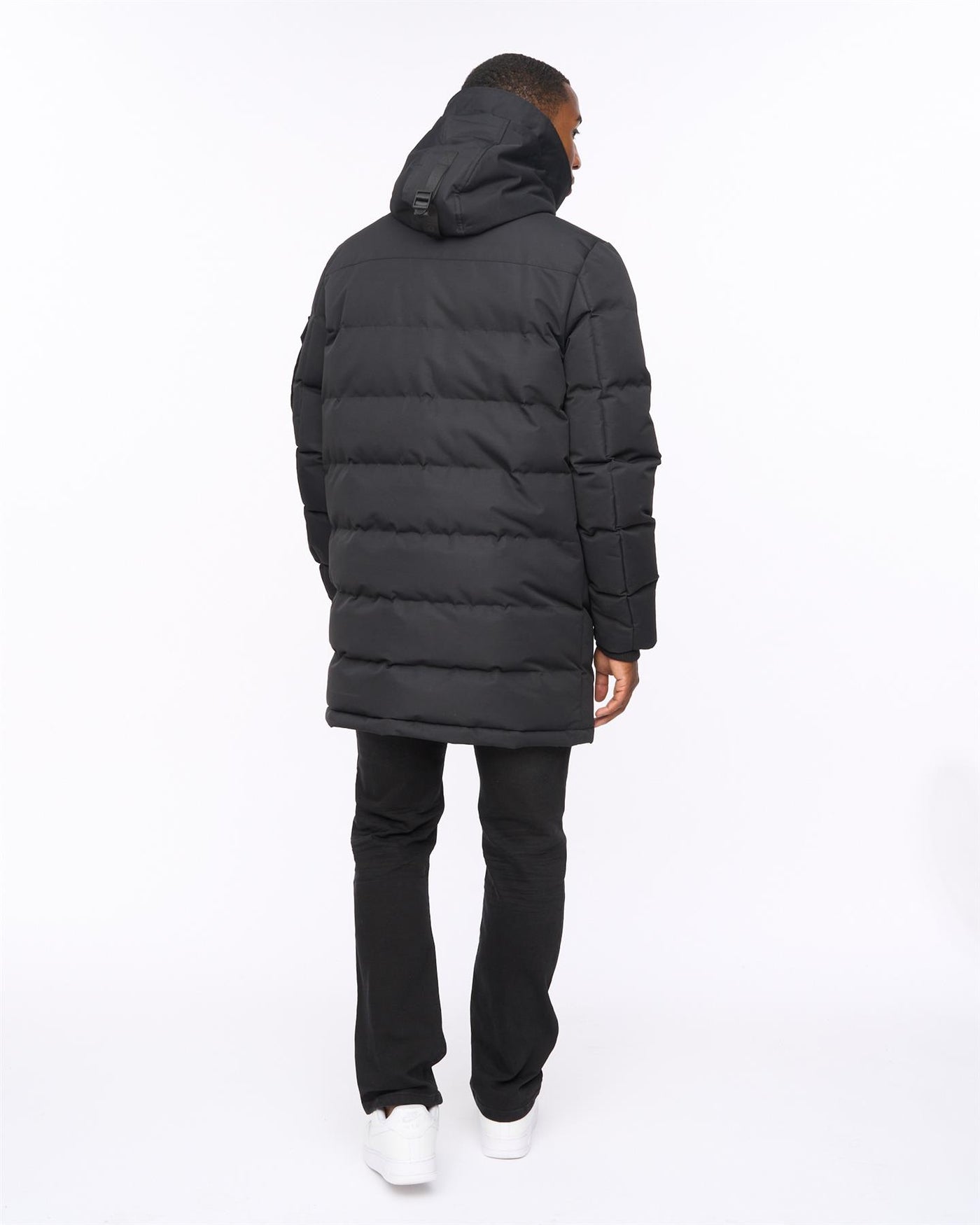 Mens Milwaka Long Jacket Black