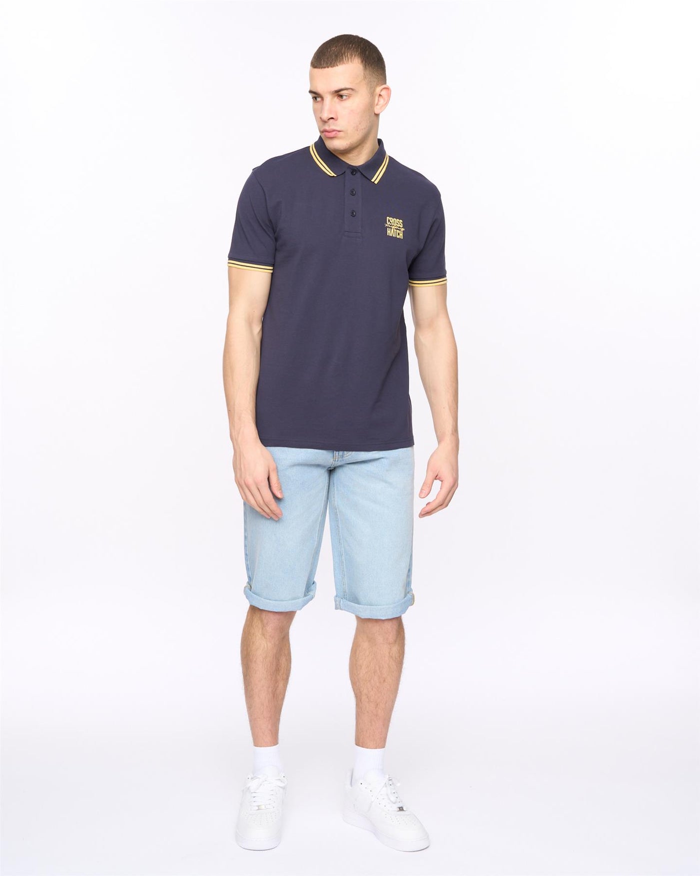 Mens Changra Polo Blue Night