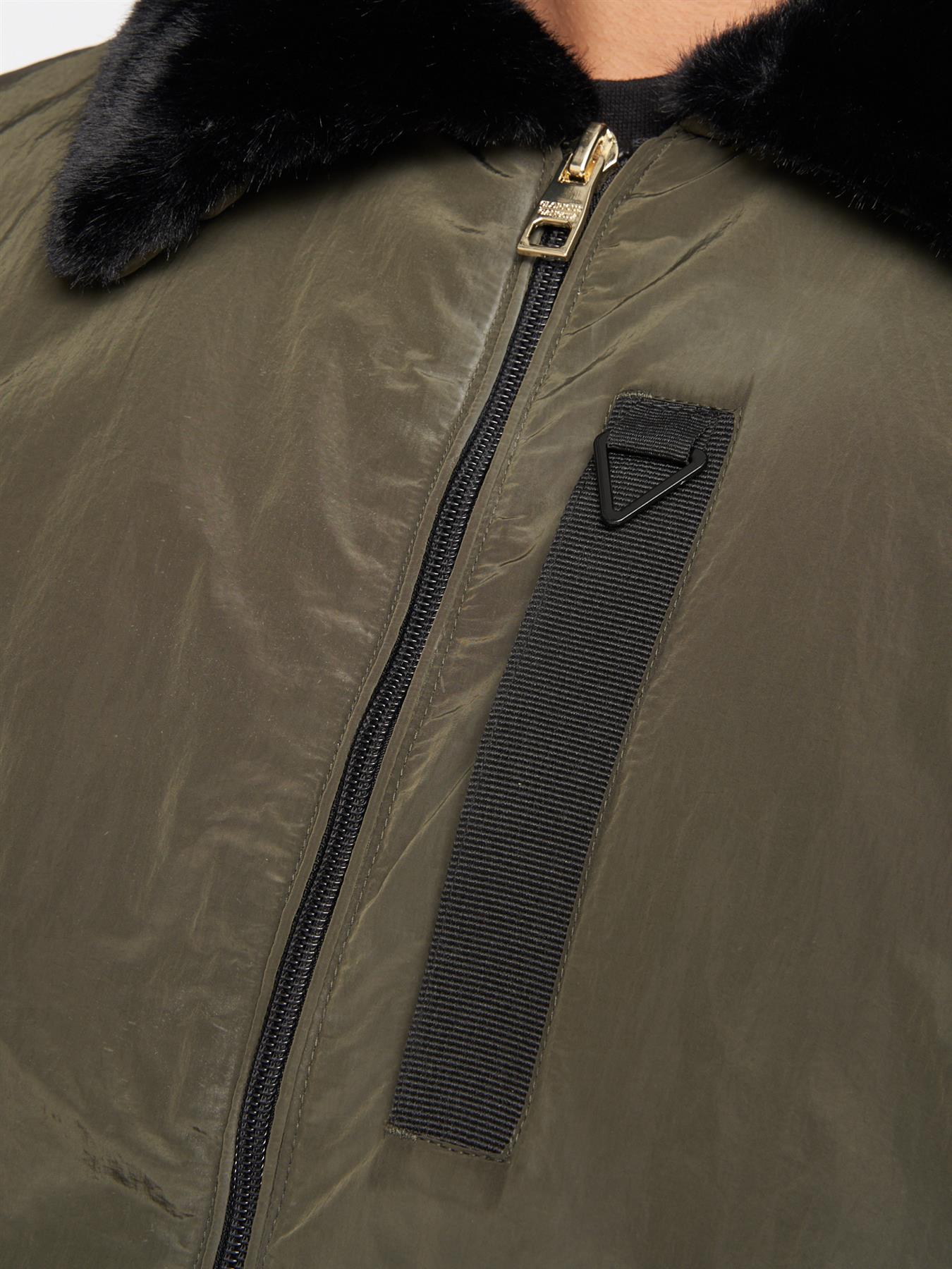 Vitzio Ma2 Puffer Bomber Jacket Green