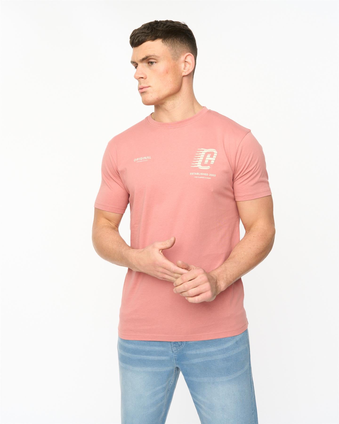 Mens Morville T-Shirt Pink