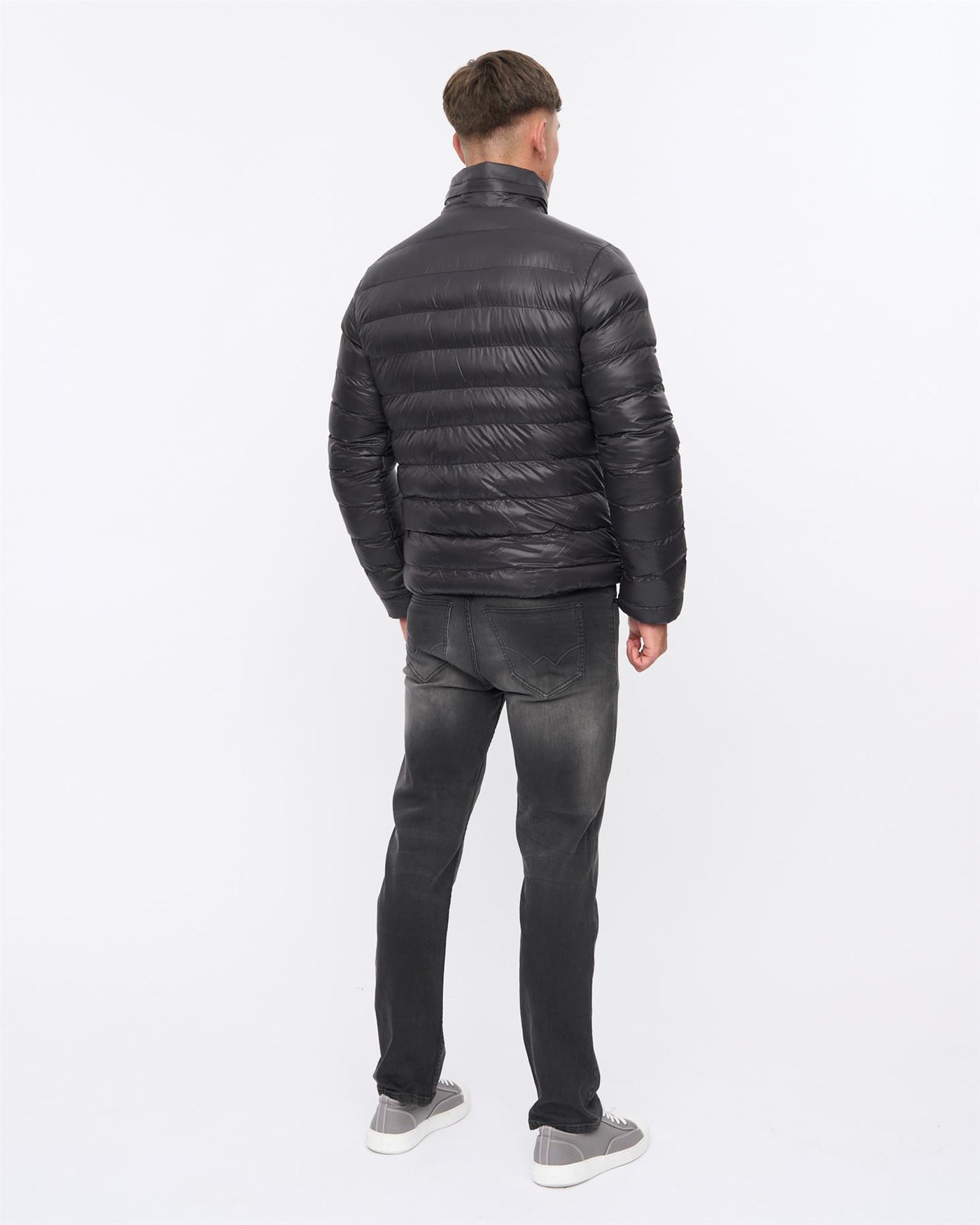 Mens Shemmy Two Quilted Jacket Black