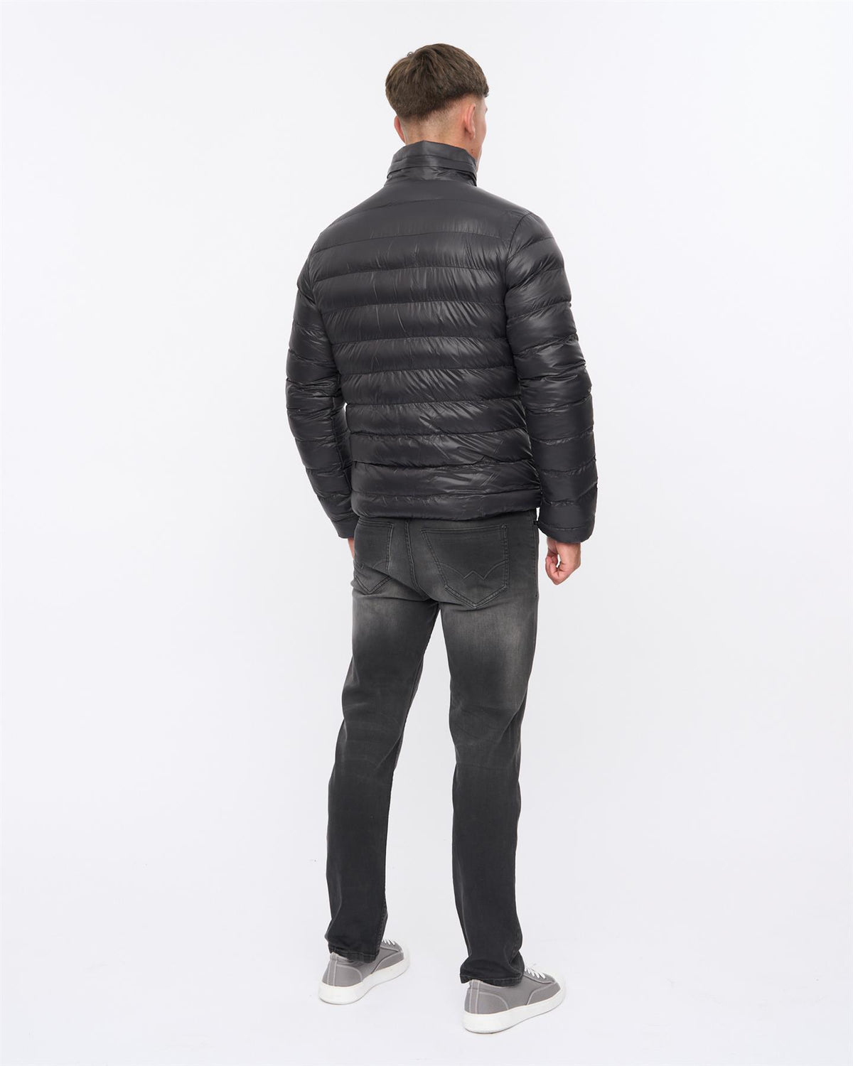 Mens Shemmy Two Quilted Jacket Black