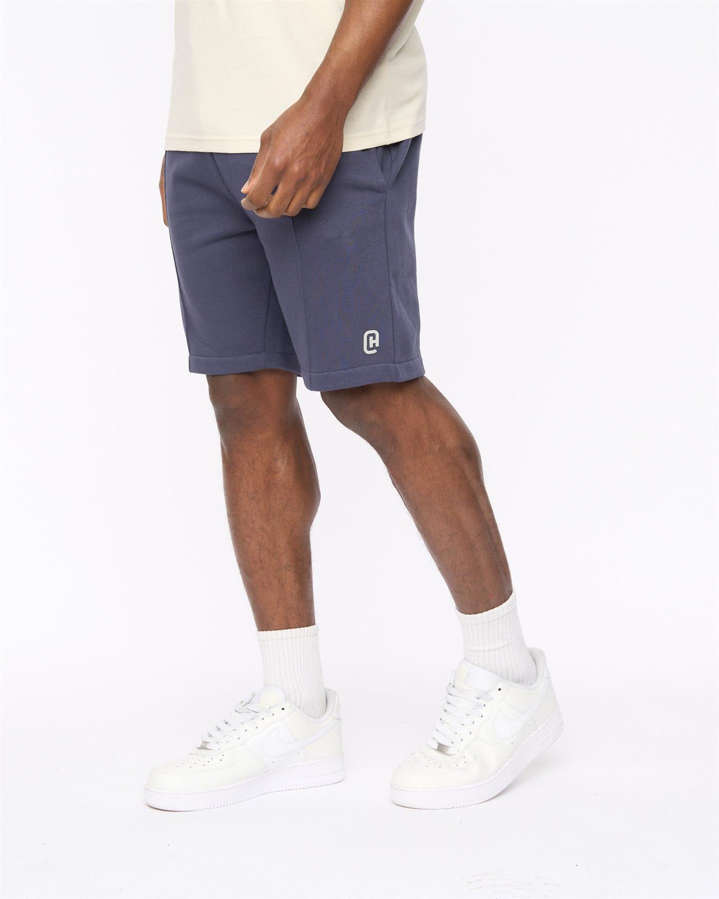 Mens Bardon Jog Shorts Navy