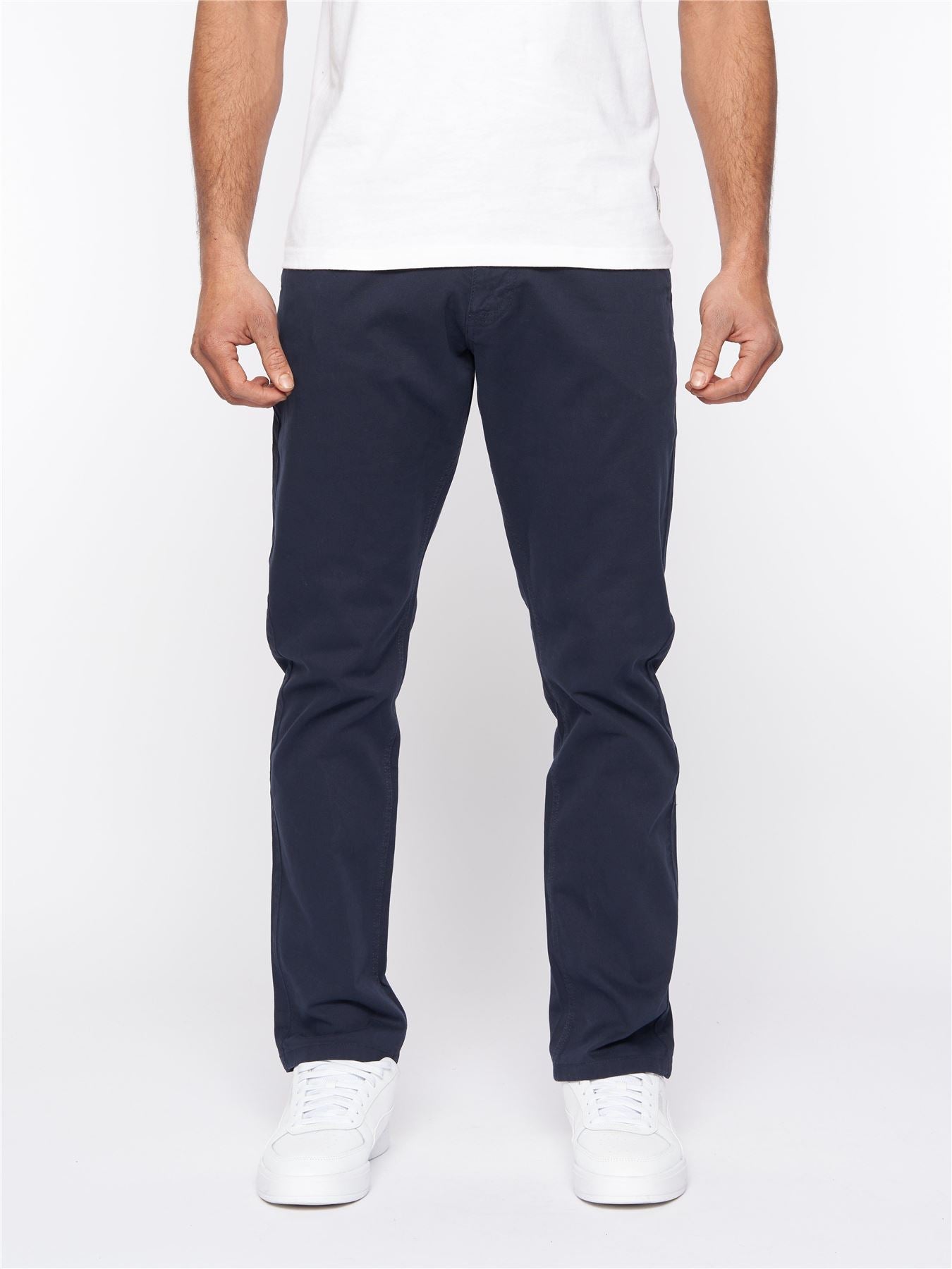 Mens Moretor Chinos Navy