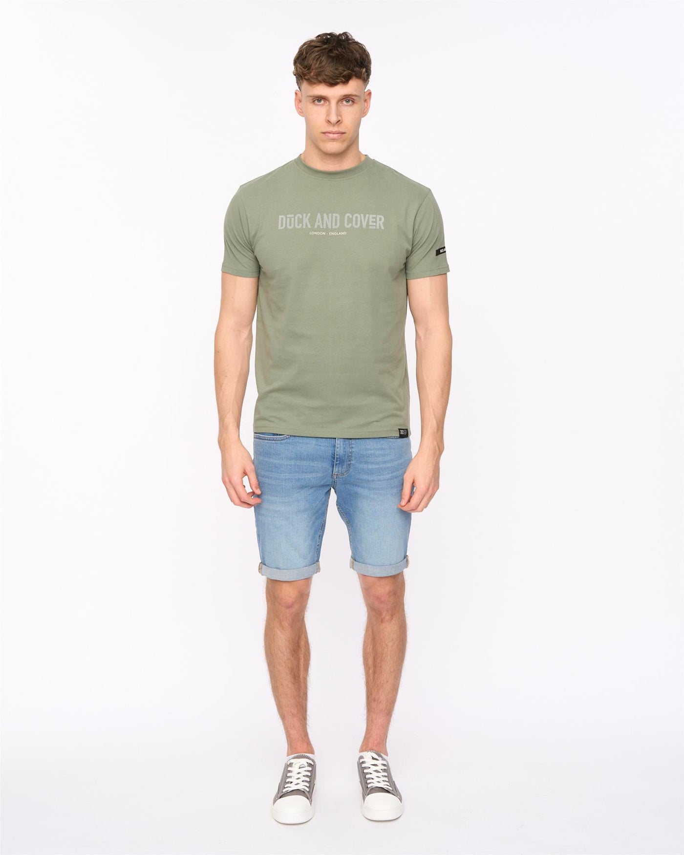 Mens Zeki Shorts Light Wash