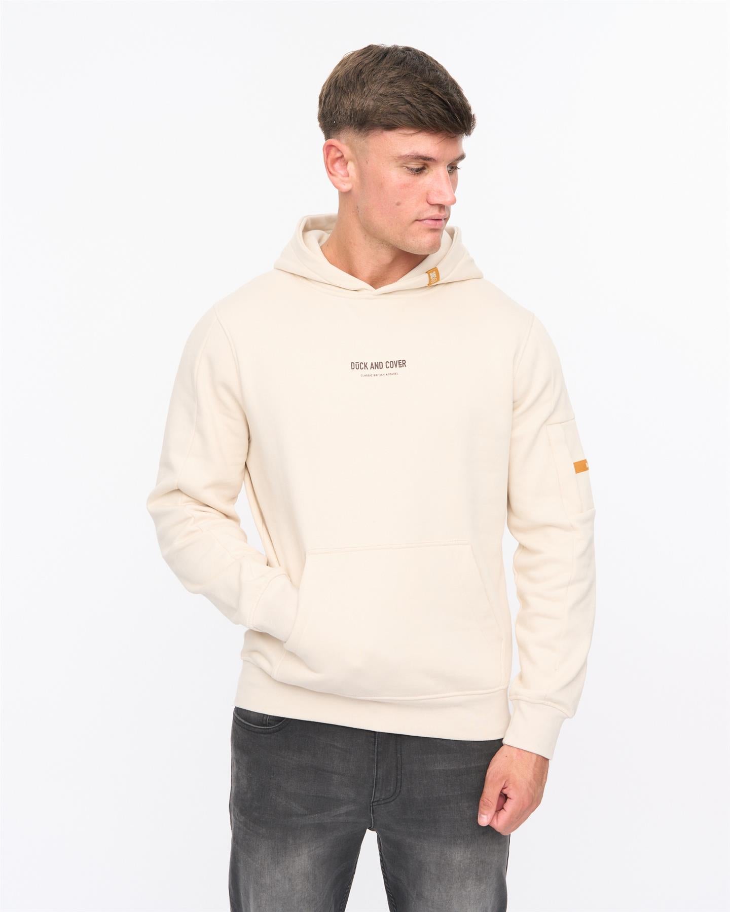 Mens Brammers V2 Hoodie Off White