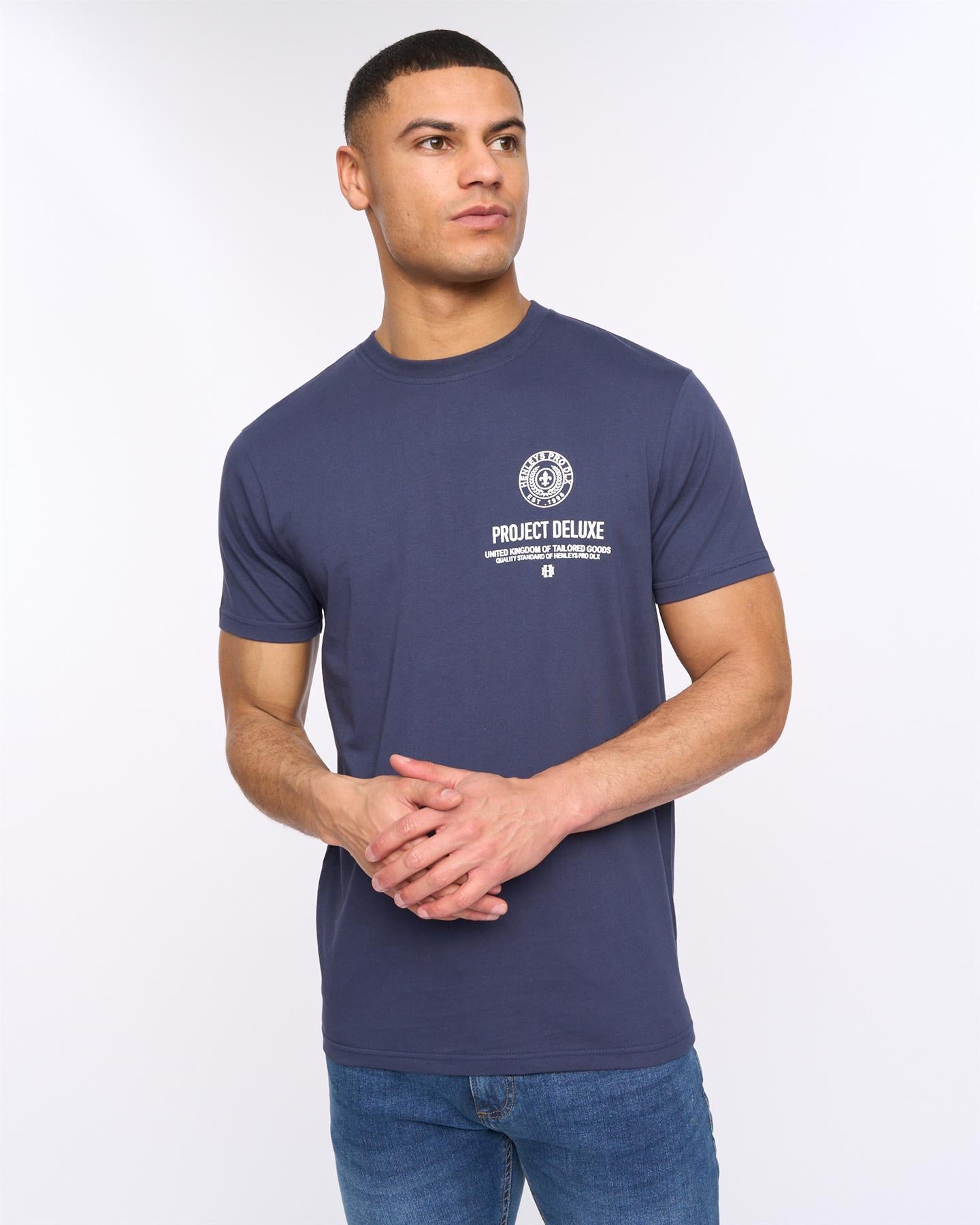 Mens Henstamp T-Shirt Navy