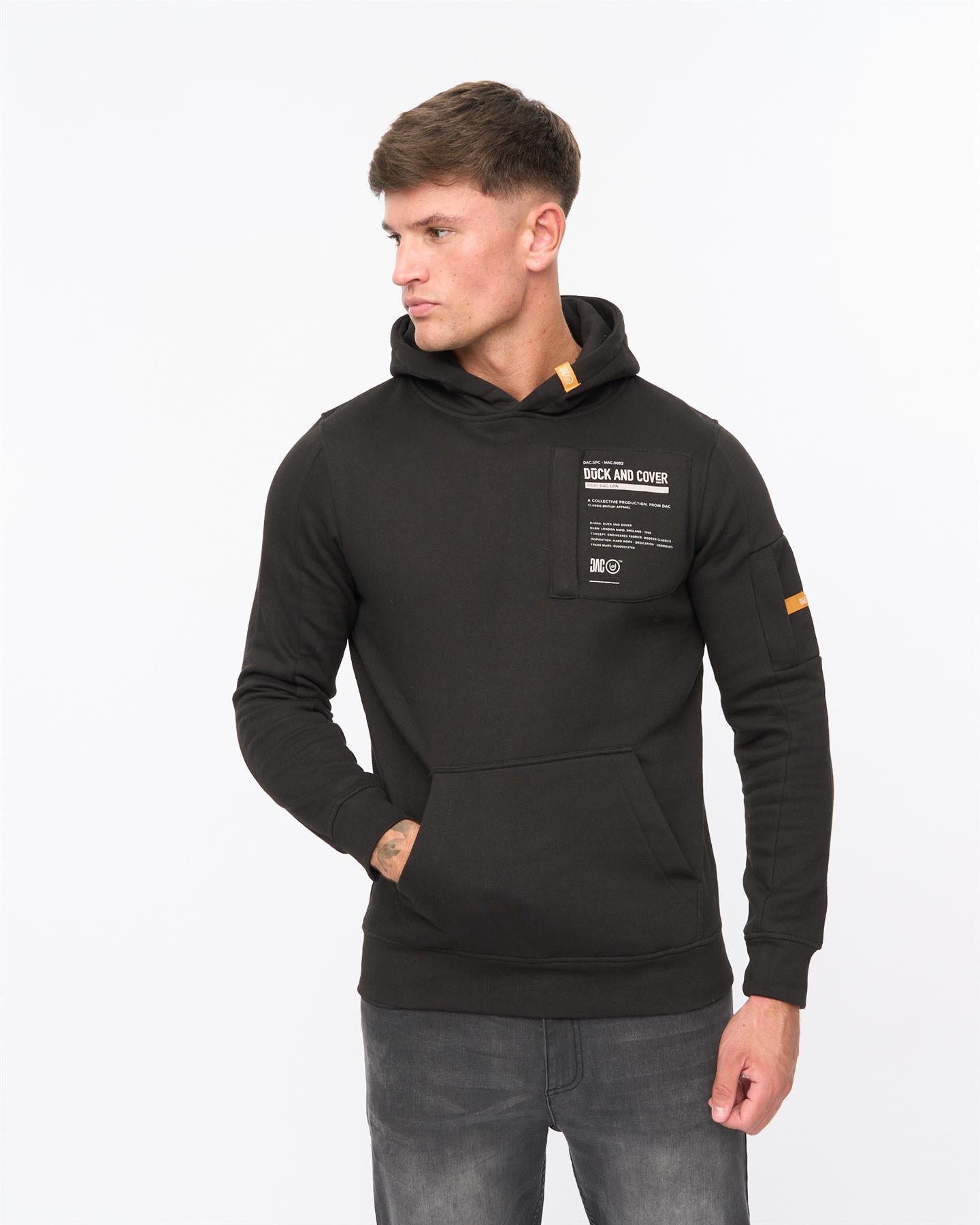 Mens Adamsberg Hoodie Black