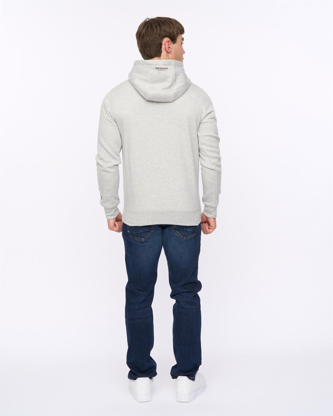 Mens Cresswell Hoodie Grey Marl