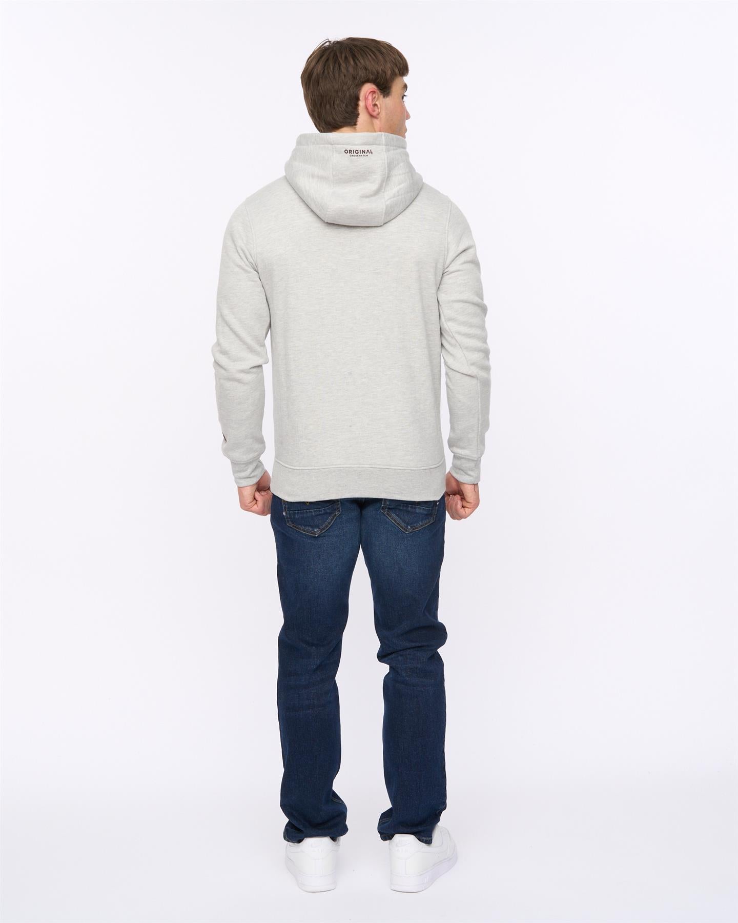 Mens Cresswell Hoodie Grey Marl