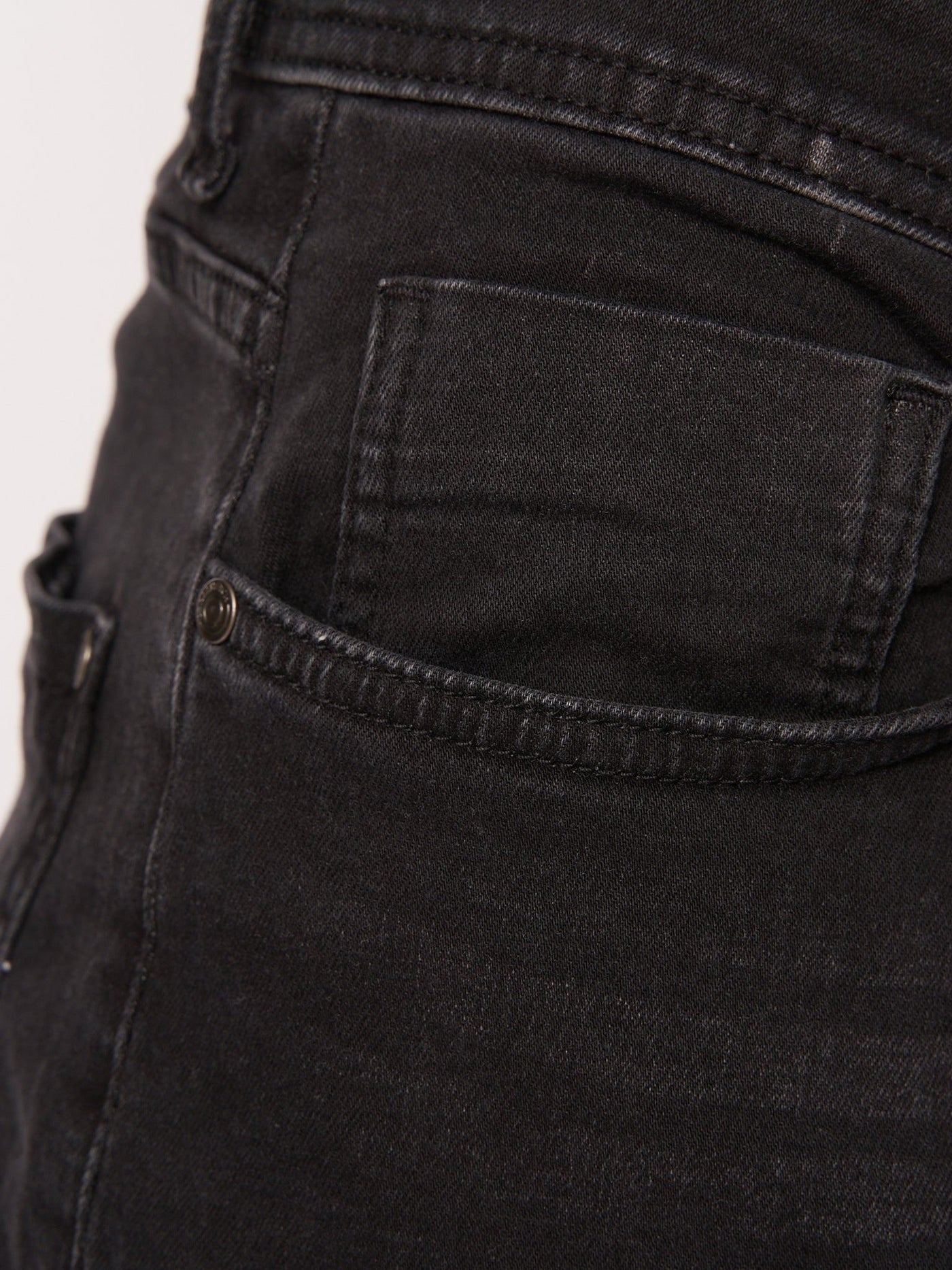 Crosshatch Mens Tadcaster Denim Shorts Black