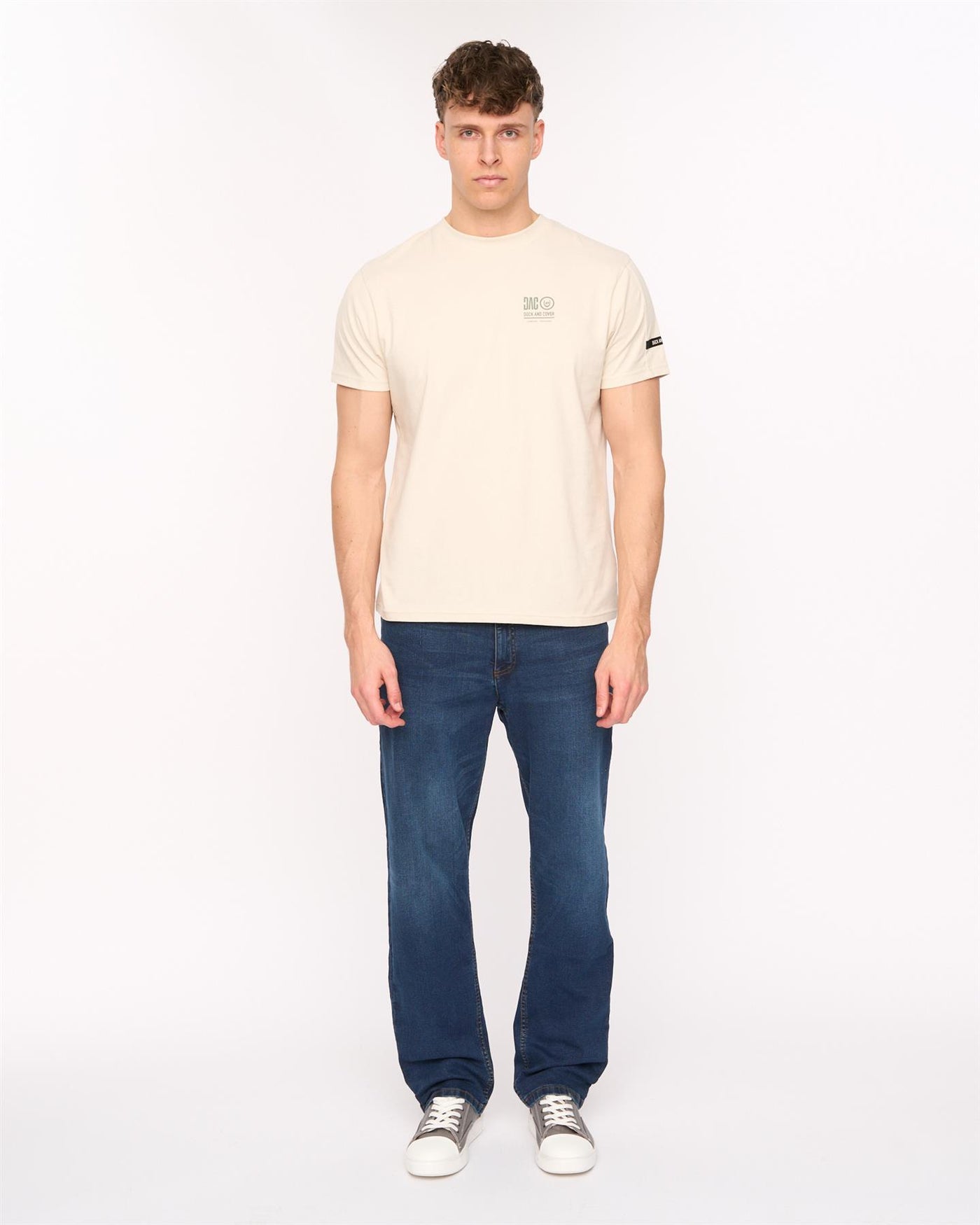 Mens Kelvyn Relaxed Fit Jeans Dark Wash