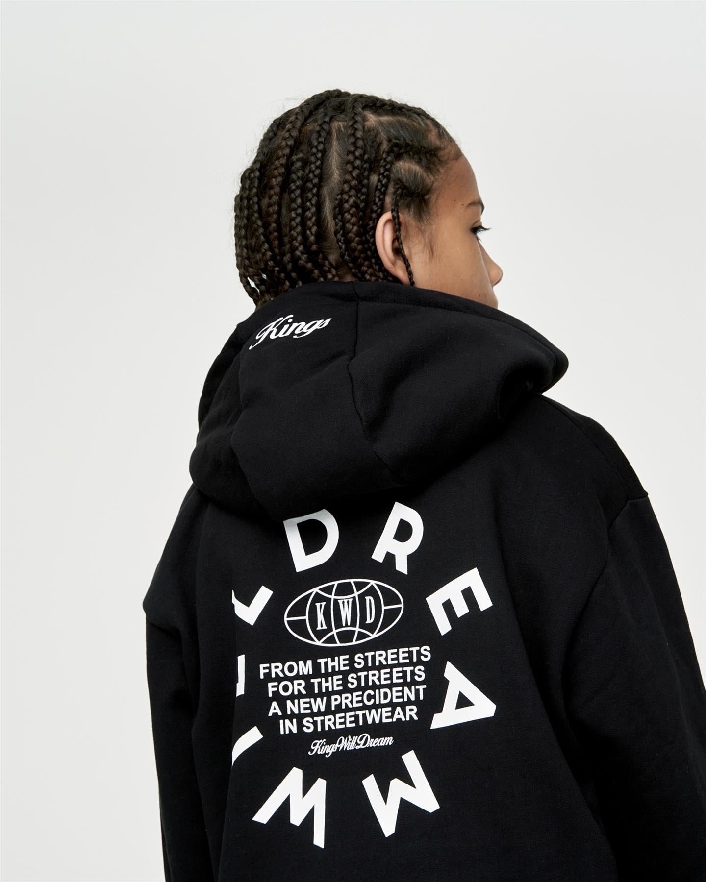 Kids Boys Studio Globalise Hoodie Black