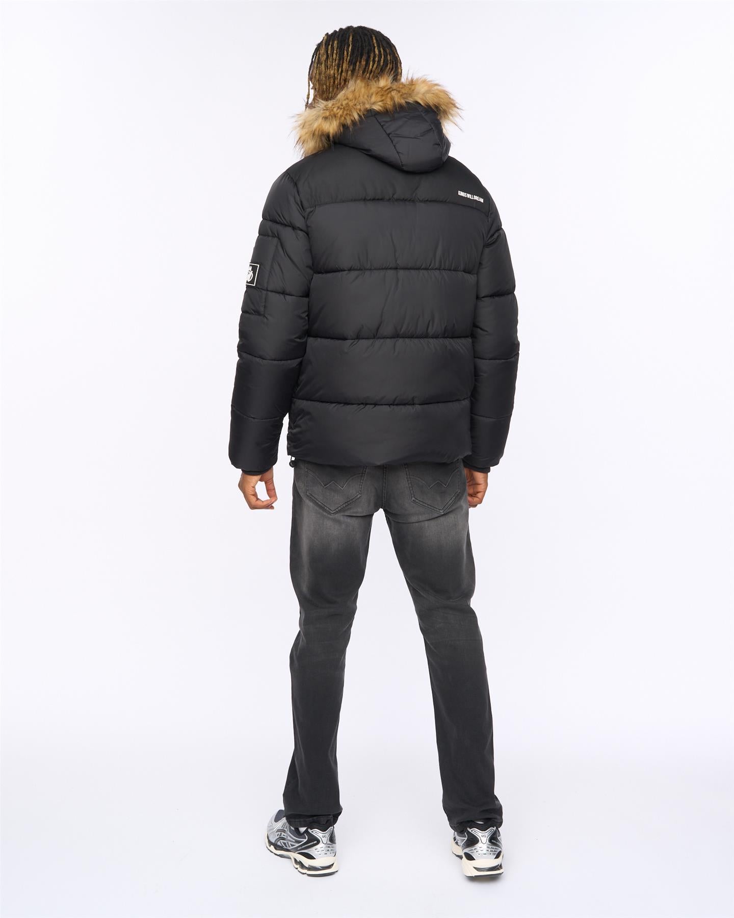 Mens Curvlay Parka Black
