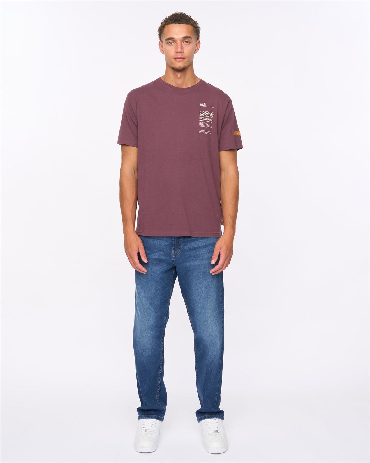 Mens Cramptone T-Shirt Raisin