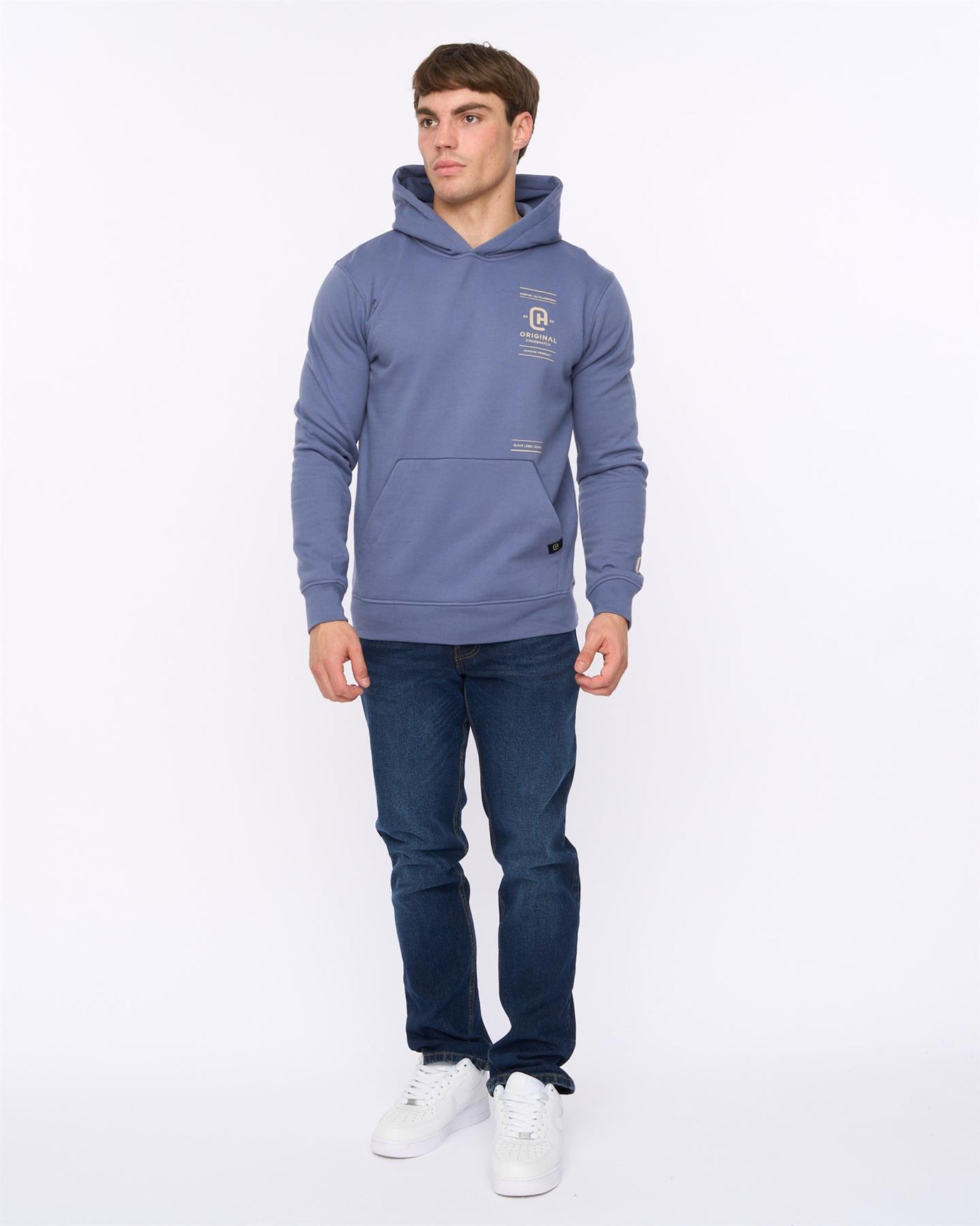 Mens Jamolat Hoodie Denim Blue