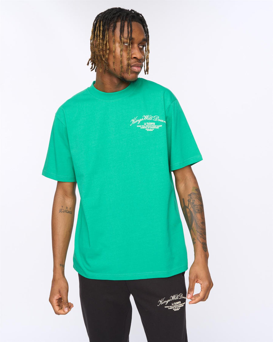 Mens Arch Oversized T-Shirt Green