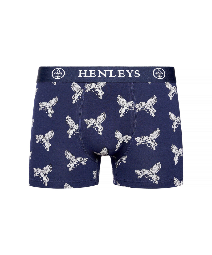 Mens Lionwing Boxers 3pk Assorted