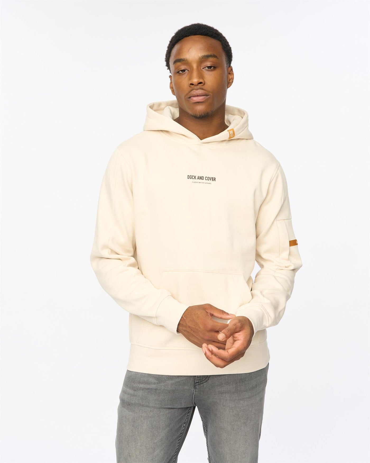 Mens Brammers V2 Hoodie Off White