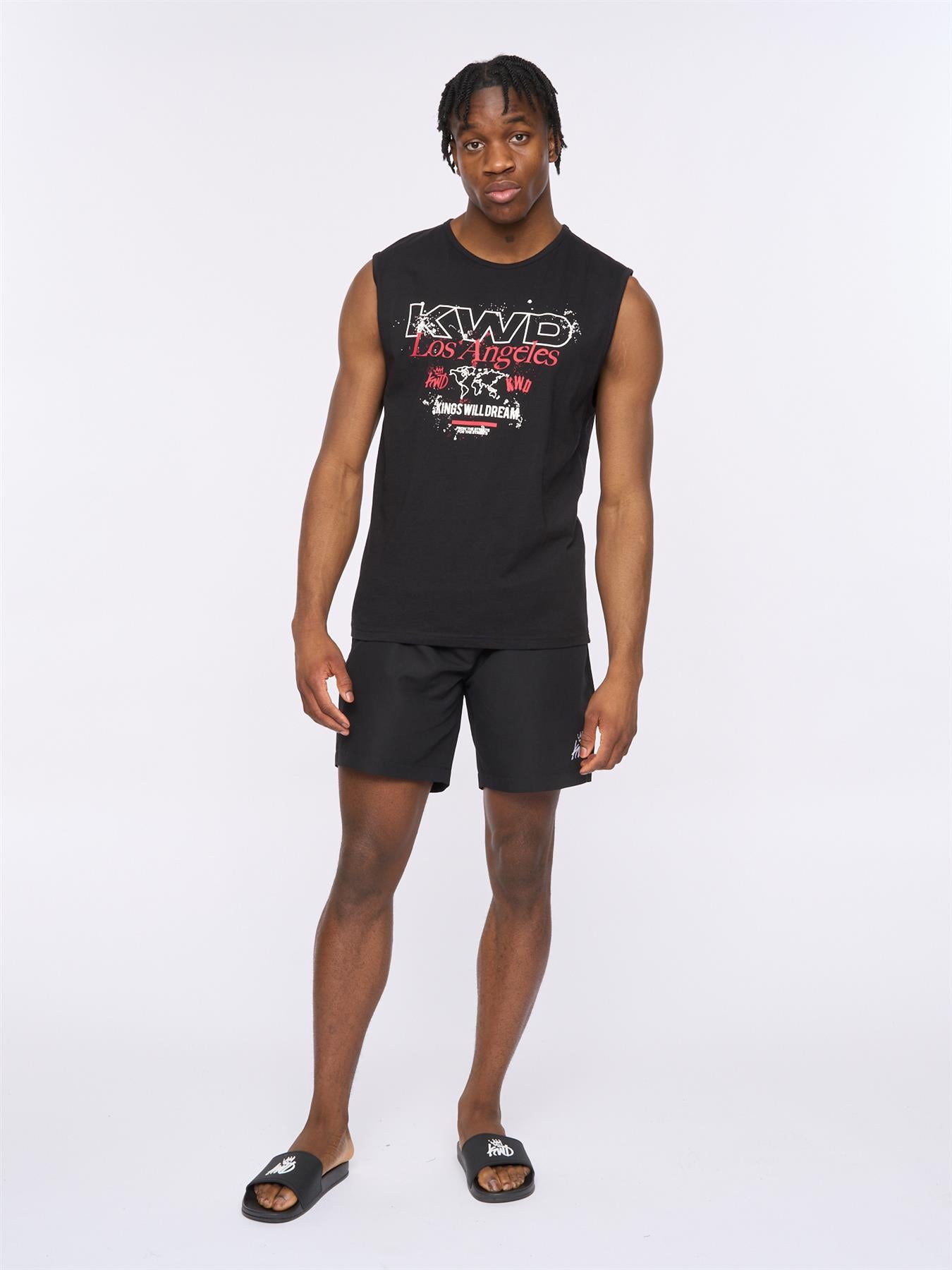 Mens Mapped T-Shirt Black